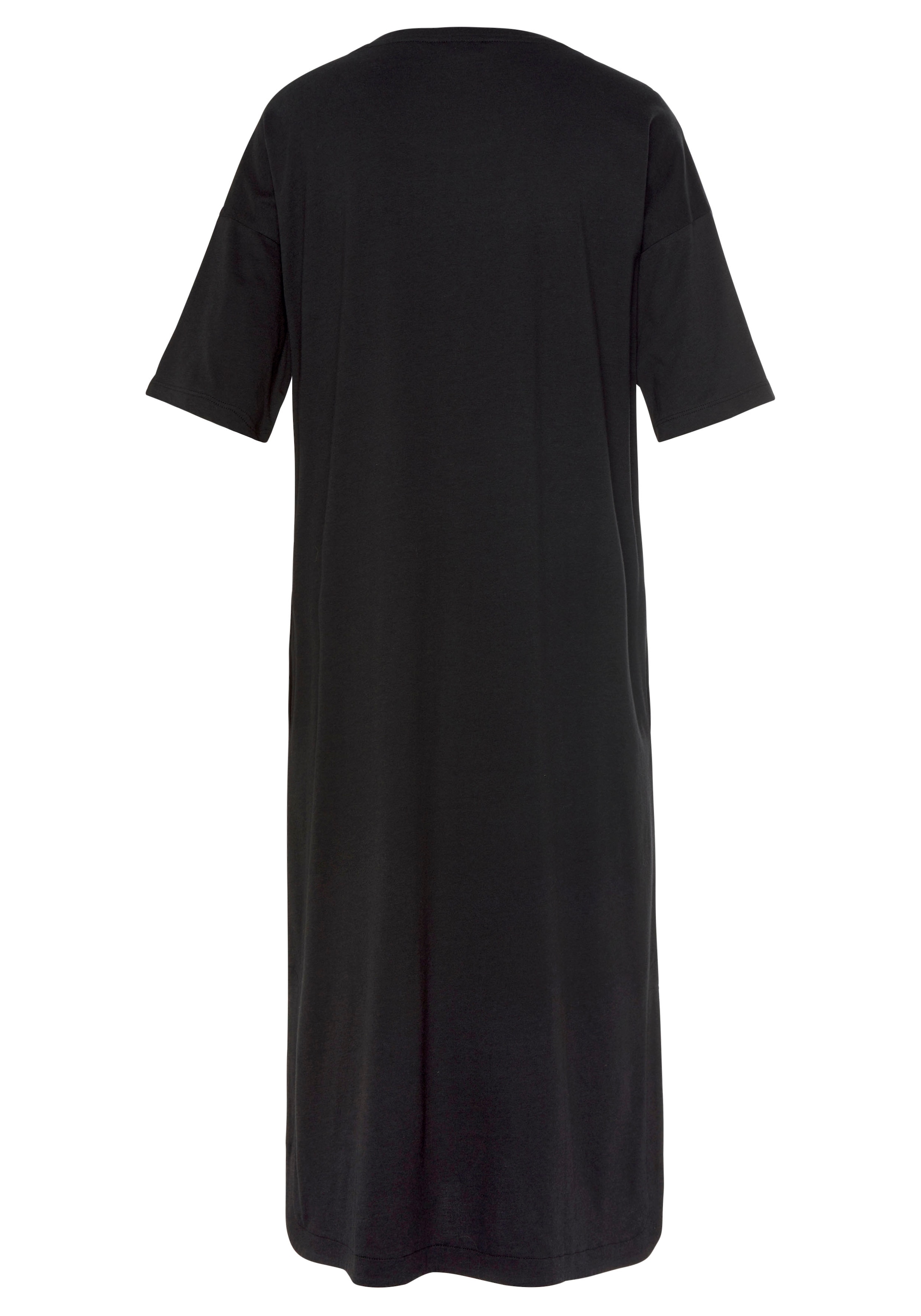 Vivance Dreams Nachthemd 1-teilig,  Seitennahttaschen mit schönem Foildruck