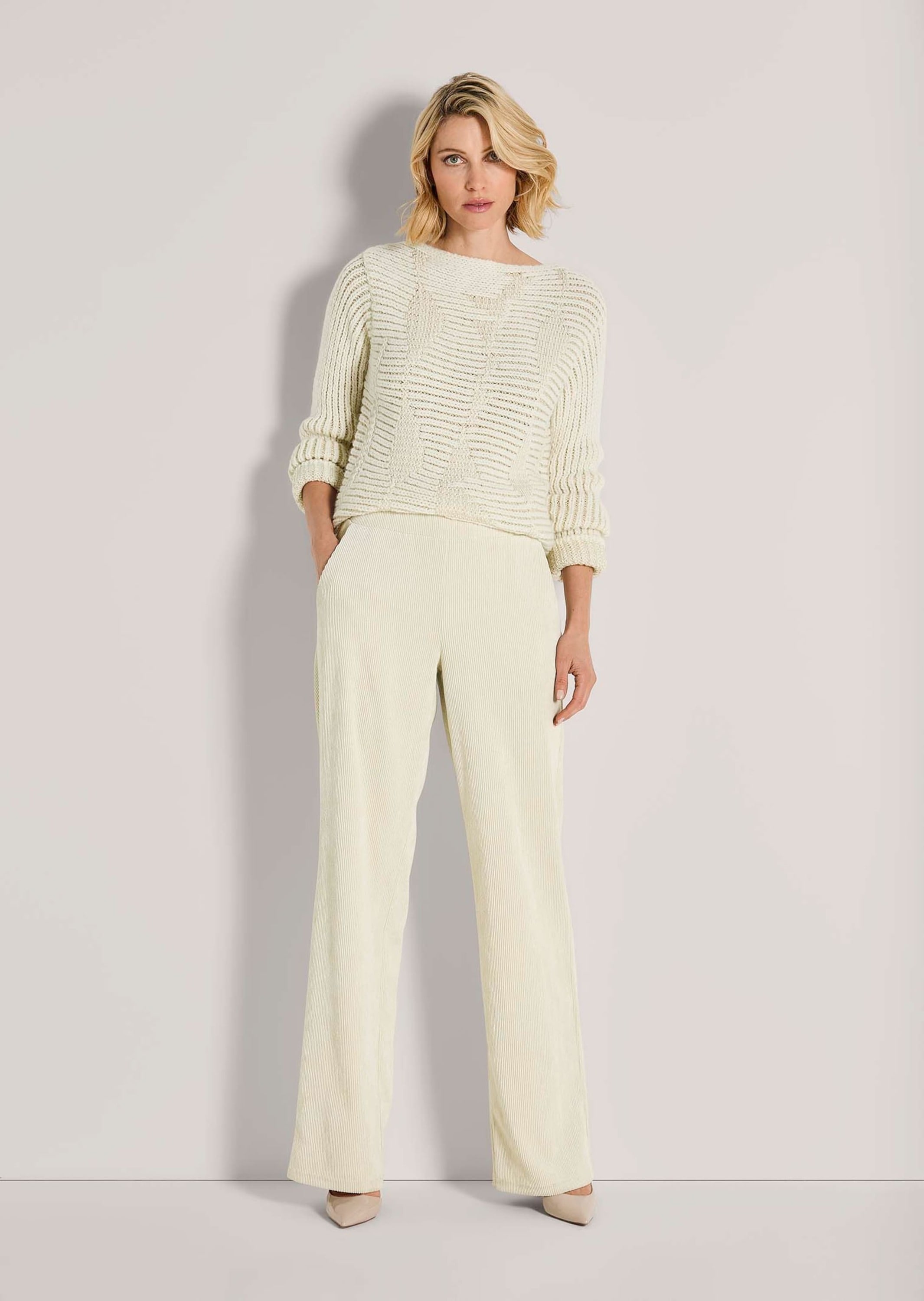 MADELEINE Schlupfhose »Cordhose Weite Cordhose mit elastischem Bund«