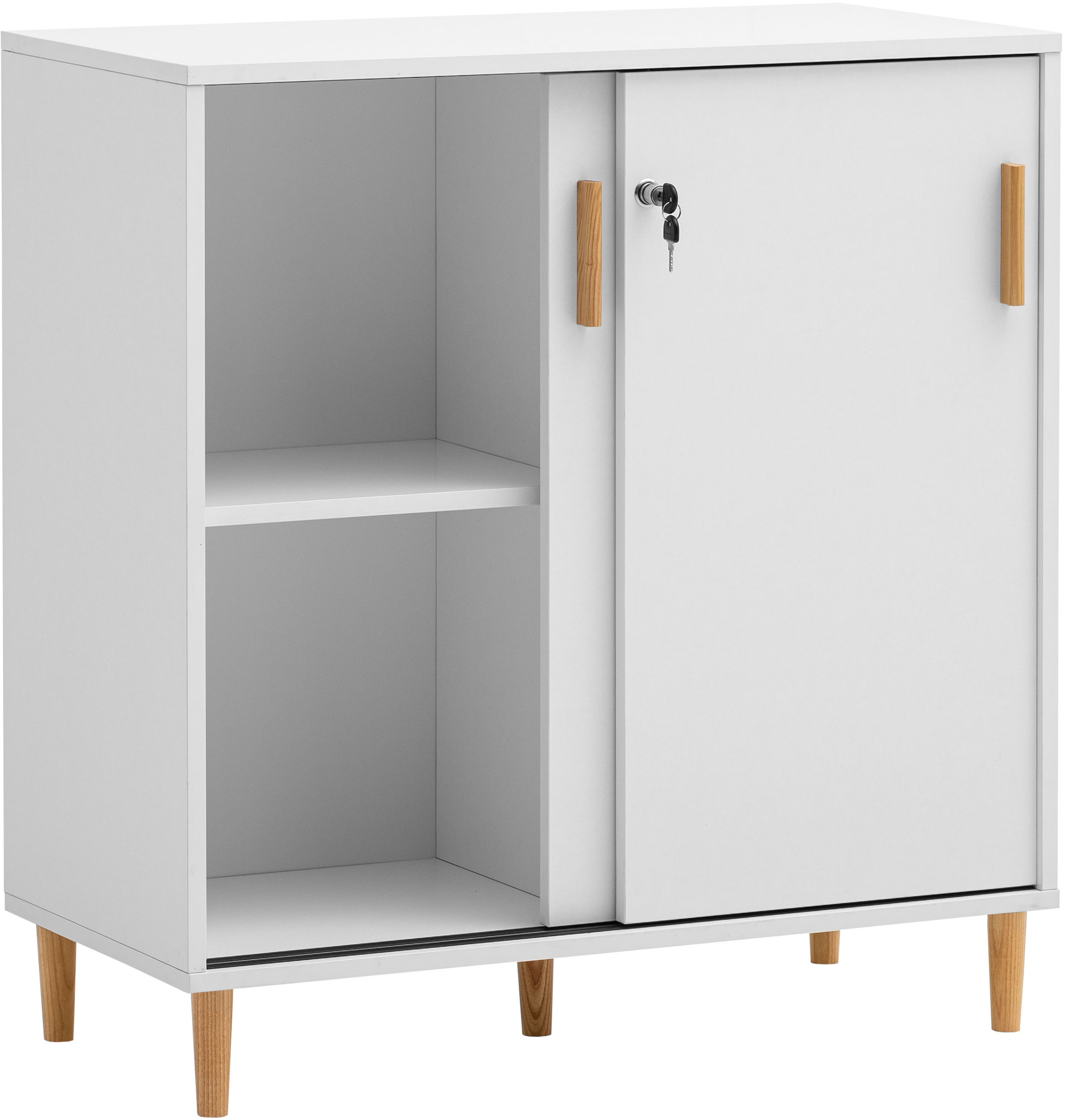 Schildmeyer Aktenschrank »Torge Aktenschrank, Breite 80 cm«, (1 St.), 2-fach Stapelbar
