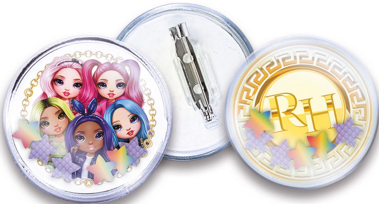 Clementoni® Kreativset »Rainbow High, Button-Maker«, Made in Europe