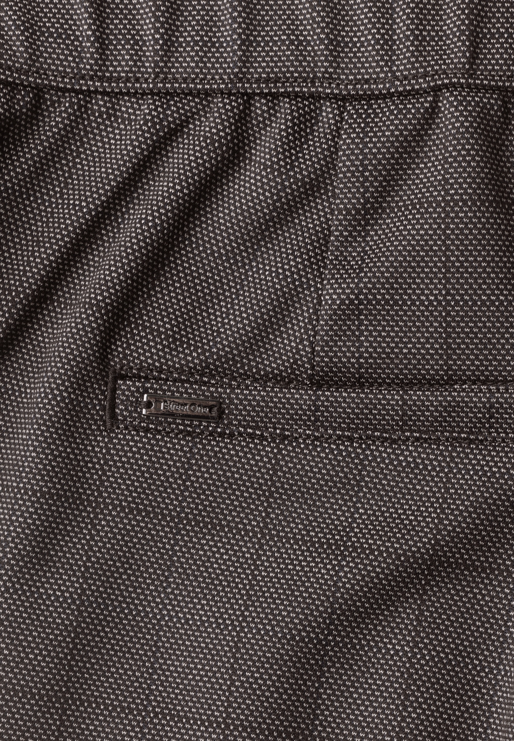 STREET ONE Stoffhose »Style Emee«  Culotte mit Karomuster / Weites Bein / Gummibund
