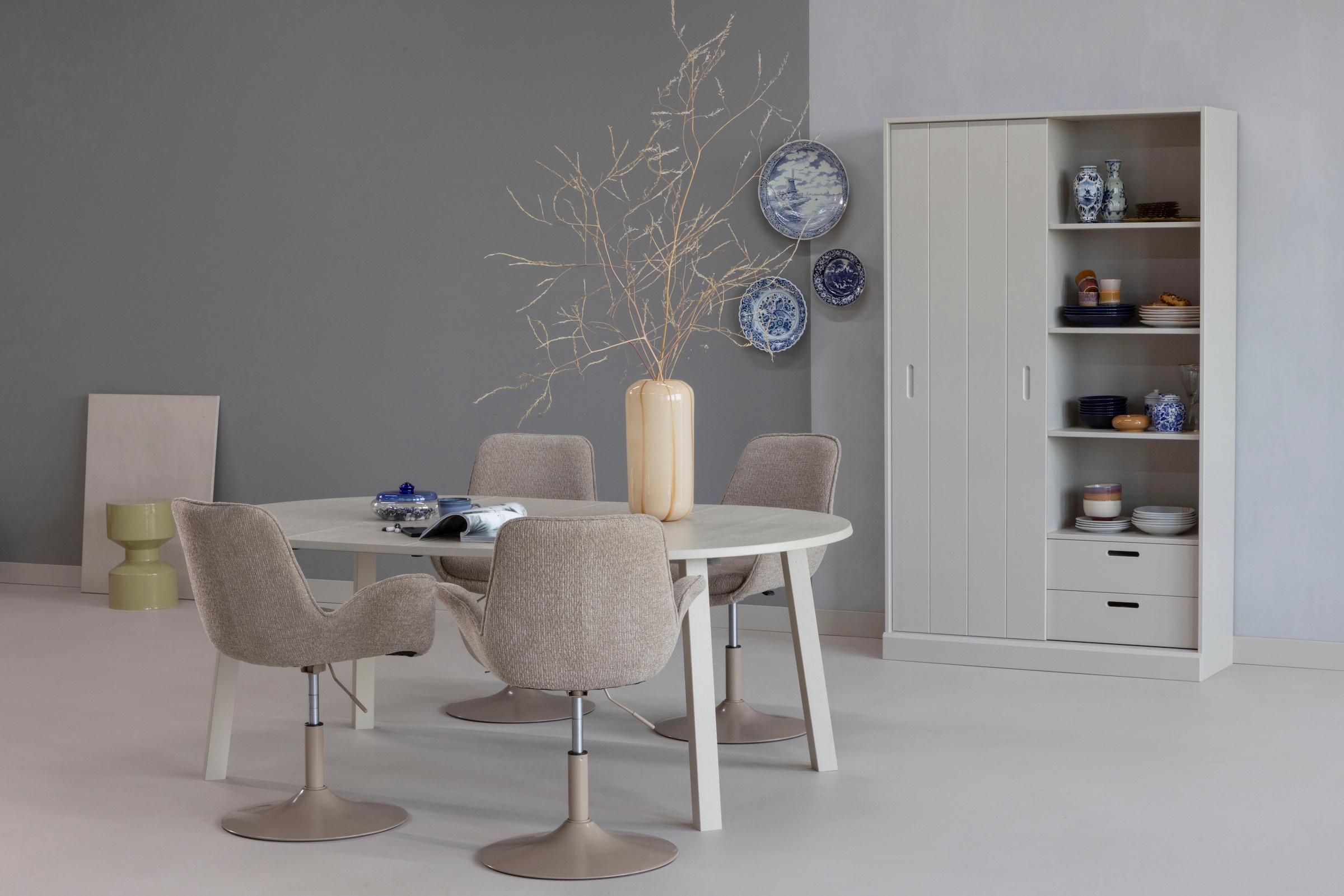 WOOOD Kulissentisch »Tablo mit FSC®-Mix Eichenholz ausziehbar, Ø 120 bis B 200 x H 75 cm« Ausziehbar von 120 bis 200 cm, Tragkraft 150 kg, sichtbare Maserung