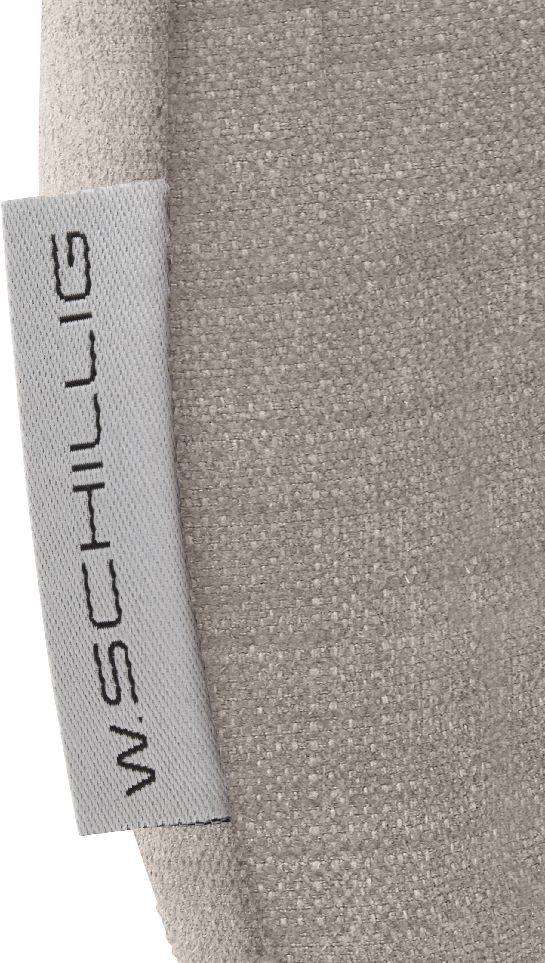 W.SCHILLIG Hocker »enjoy&MORE« Füße silber matt, Breite 106 cm