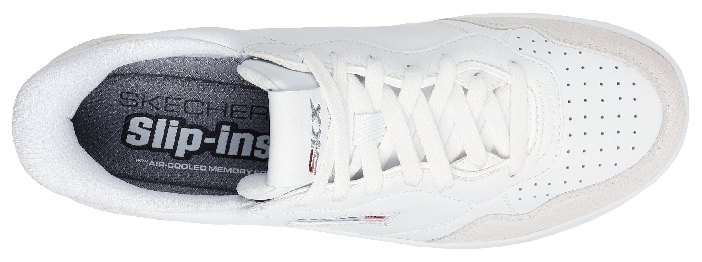 Skechers Slip-On Sneaker »SPORT COURT 2.0-KONOR«, im wertigem Leder-Mix