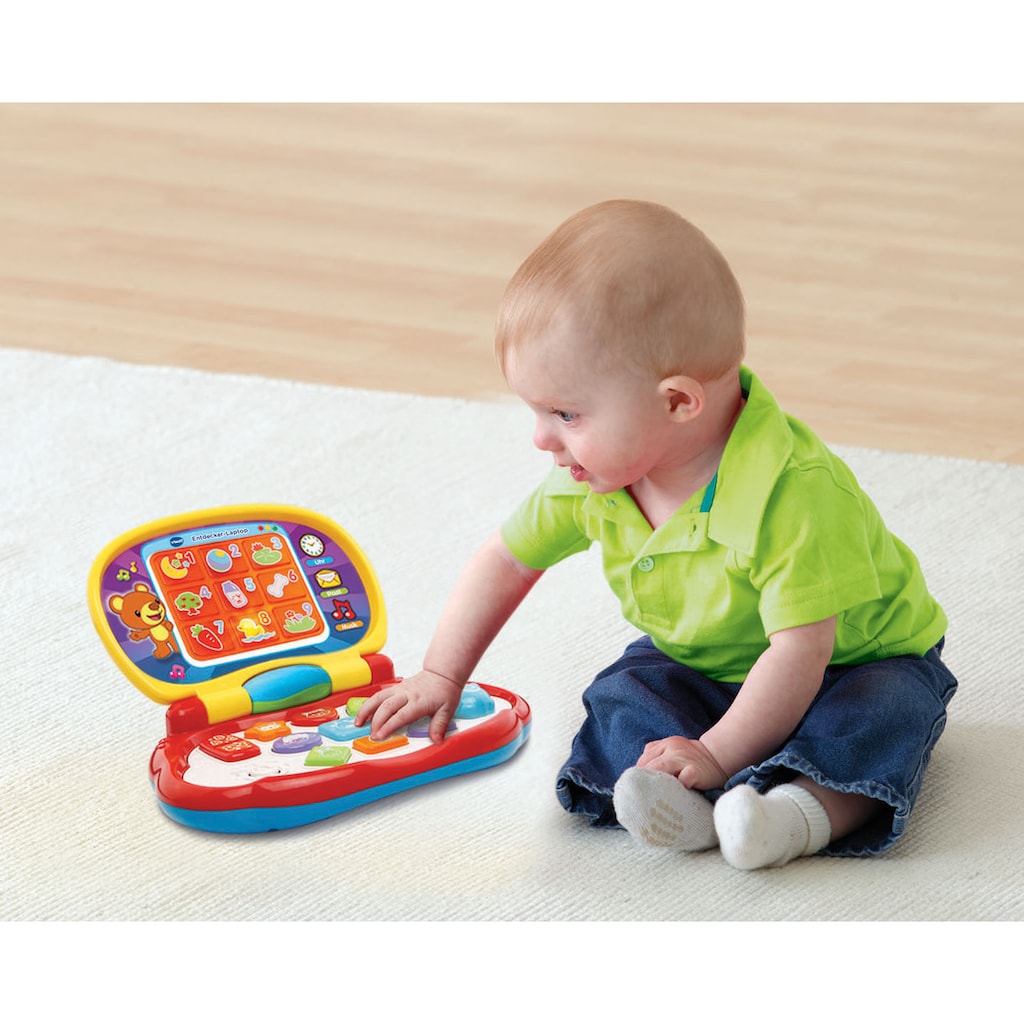 Vtech® Kindercomputer »VTechBaby, Entdecker Laptop«, (Set, 1 tlg., 1)