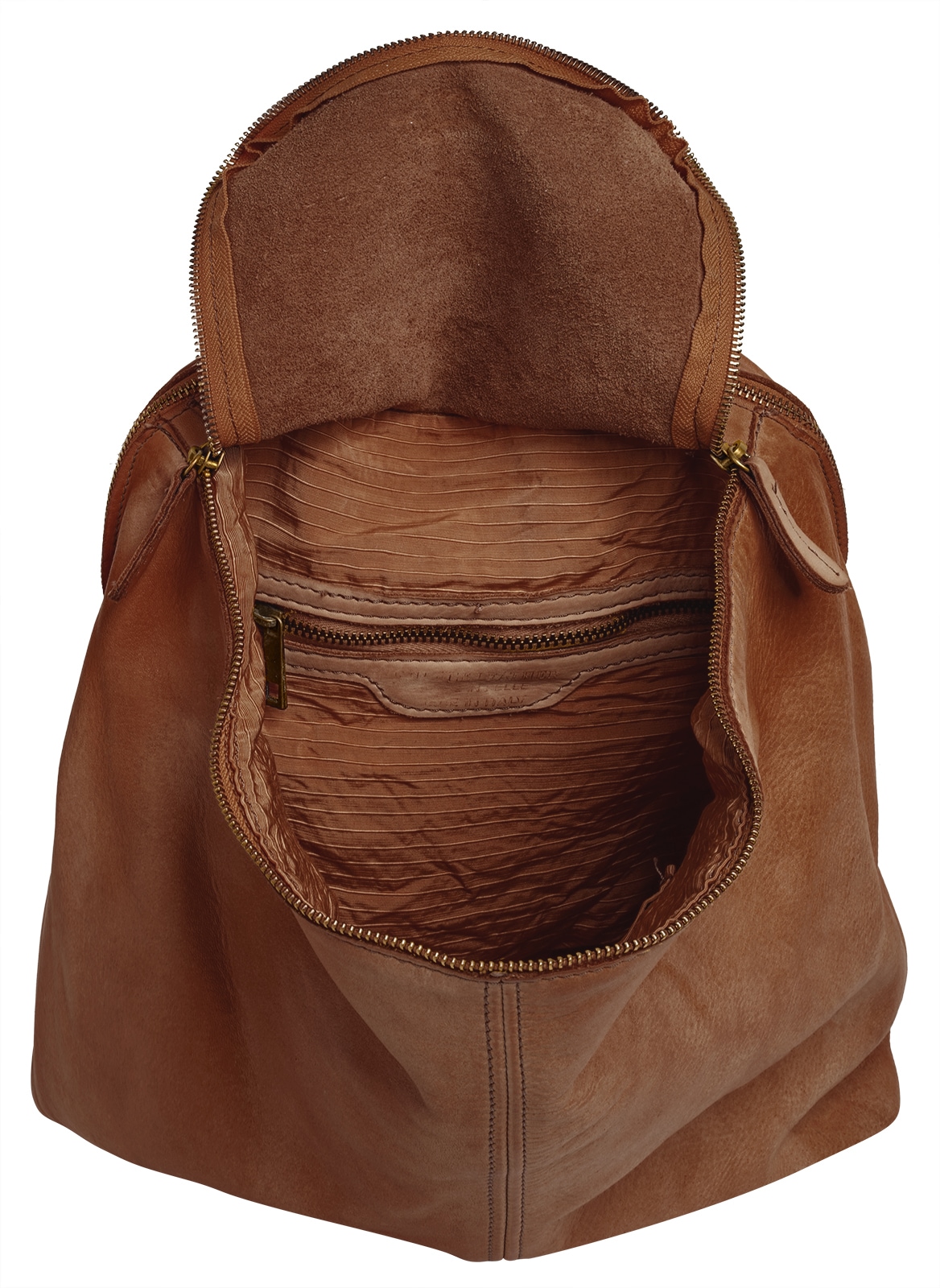 Samantha Look Cityrucksack, echt Leder, Made in Italy