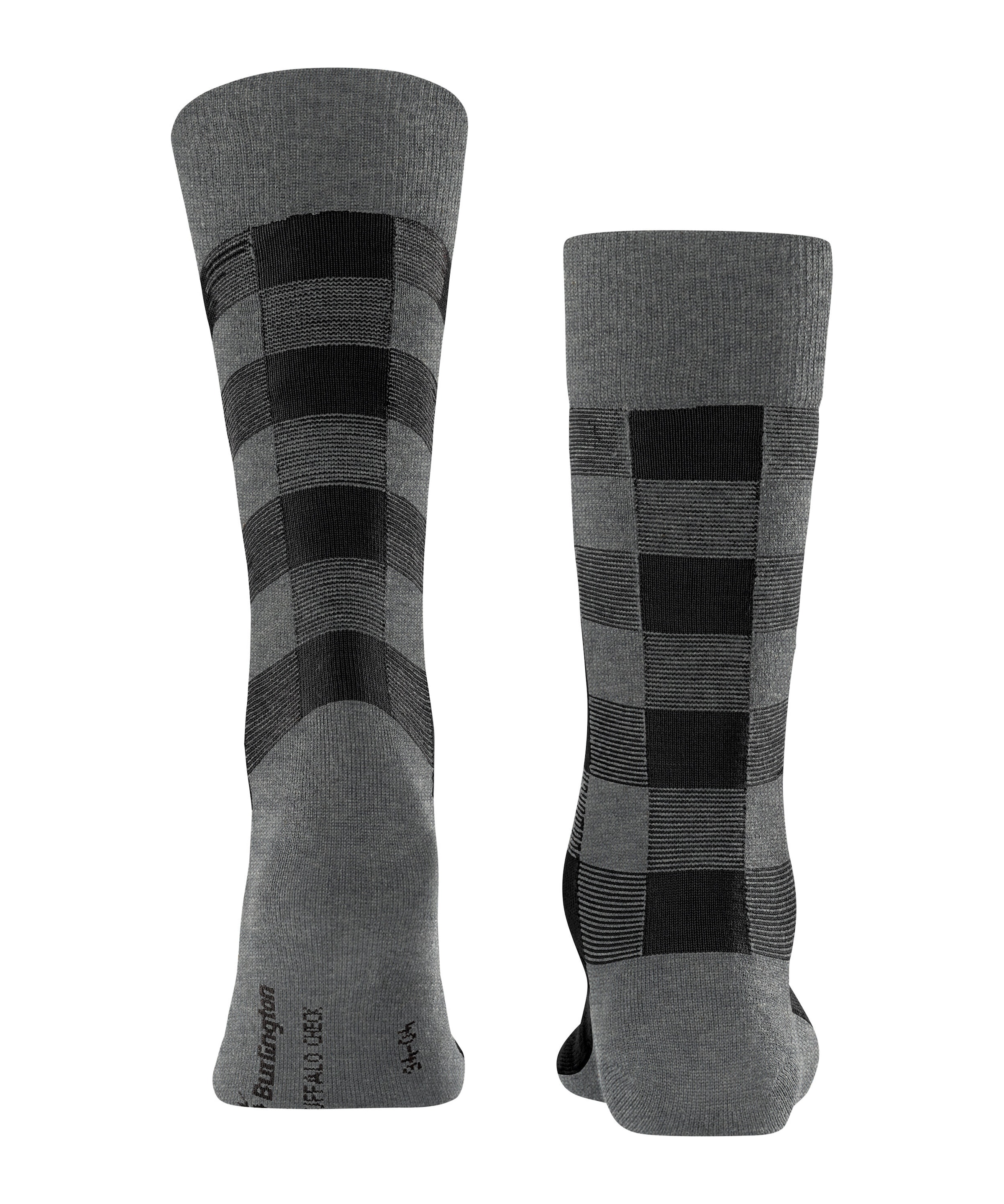 Burlington Socken »Buffalo Check« Einheitsgröße 40-46, wärmende Wollmischung, Holzfäller-Karo