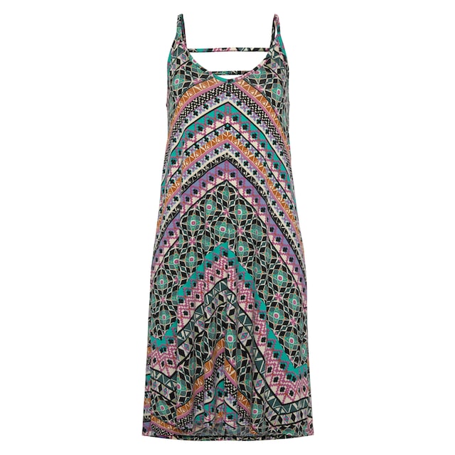 KangaROOS Sommerkleid, im Festival Look, ausgestellter A-Form, mit Zierbändern  hinten bei ♕