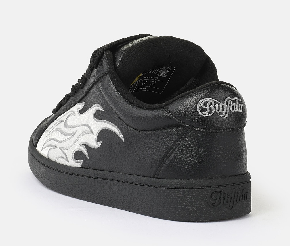 Buffalo Sneaker »LIBERTY«  , Freizeitschuh, Schnürschuh, Halbschuh mit trendigem Flammenmotiv