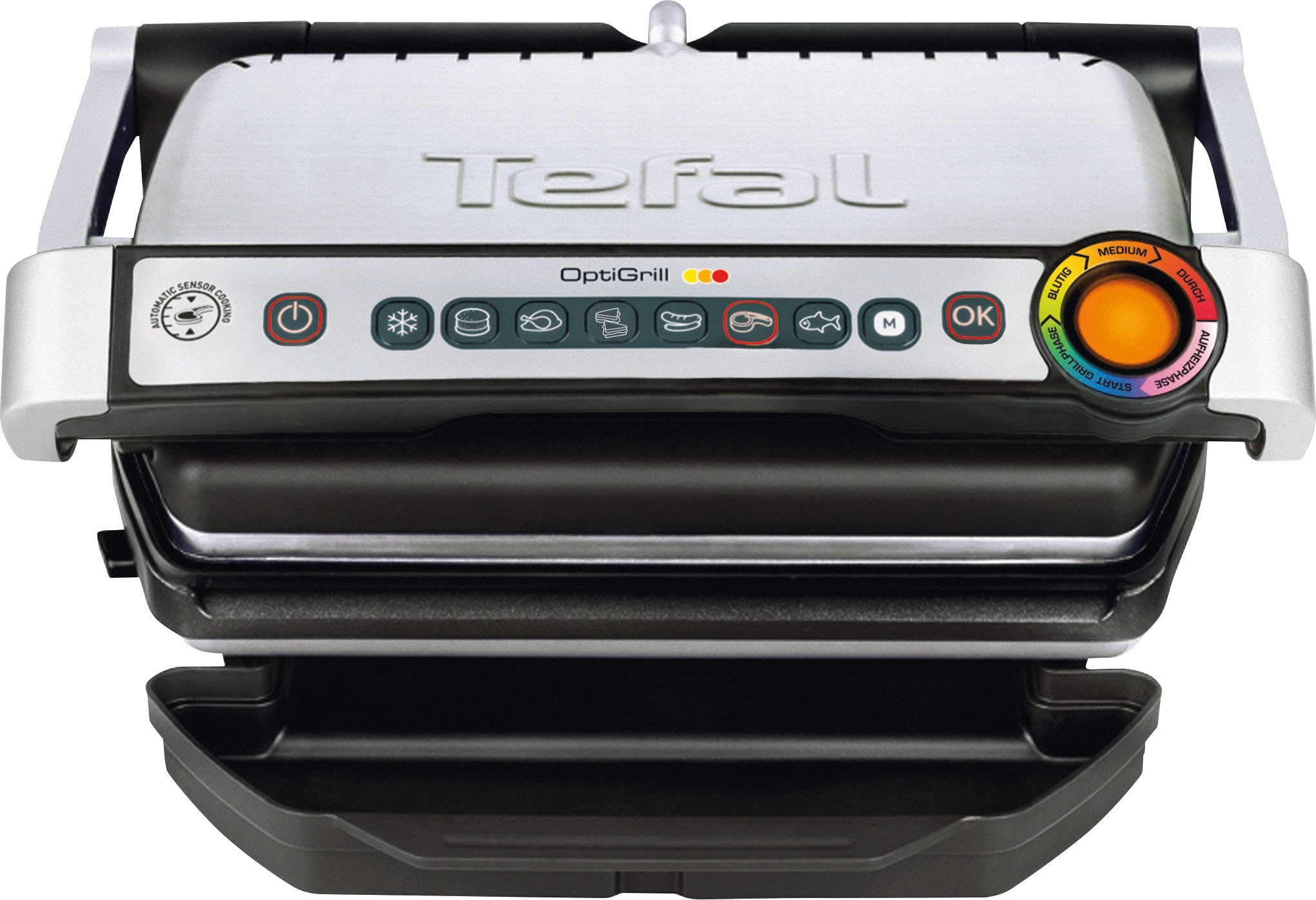 Tefal Kontaktgrill »Optigrill GC705D«, 2000 W, 6 Programme; passt Temperatur und Grillzyklus ans Grillgut an