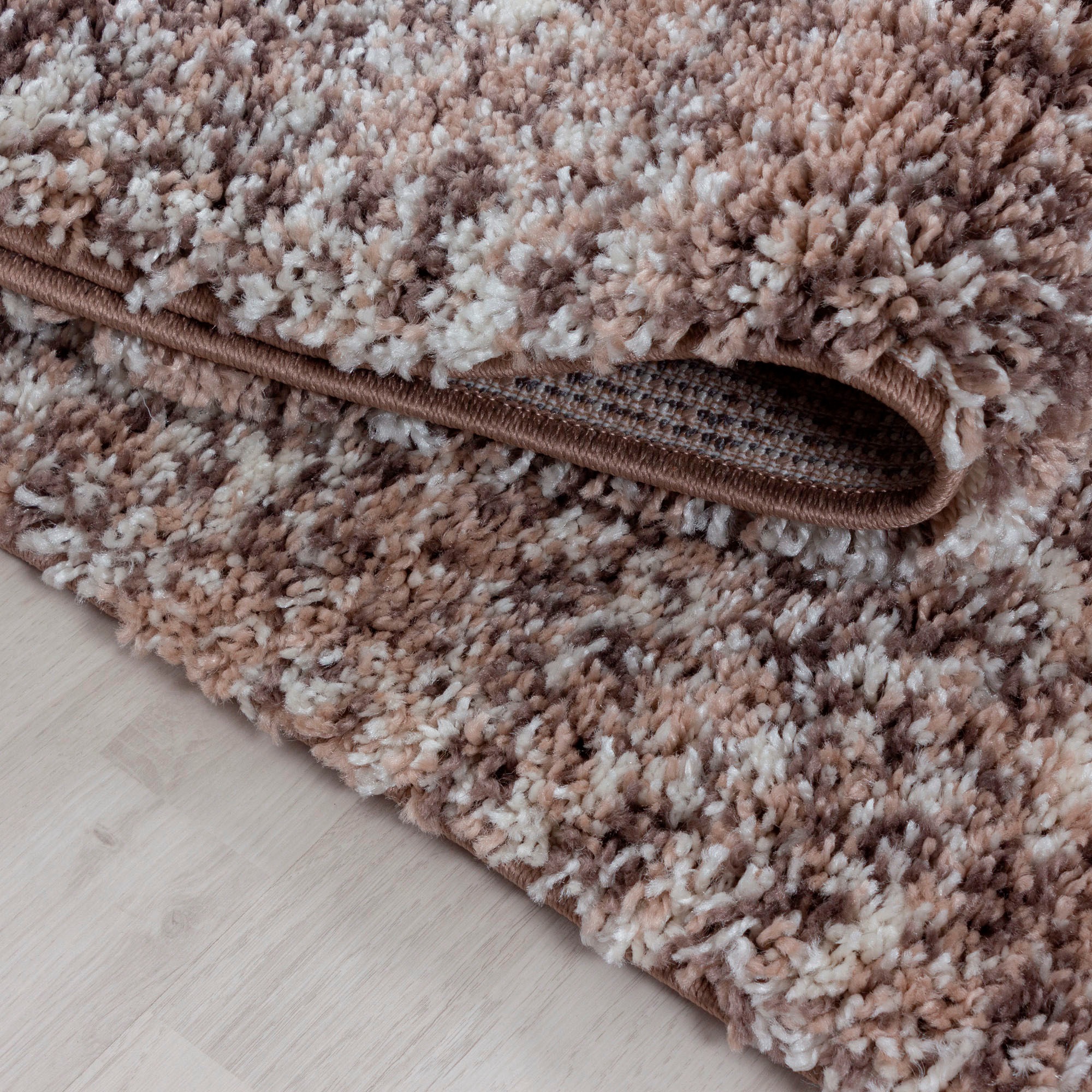 Ayyildiz Teppiche Hochflor-Teppich »Enjoy Shaggy«, rund, 50 mm Höhe, melierter Langflor, Wohnzimmer