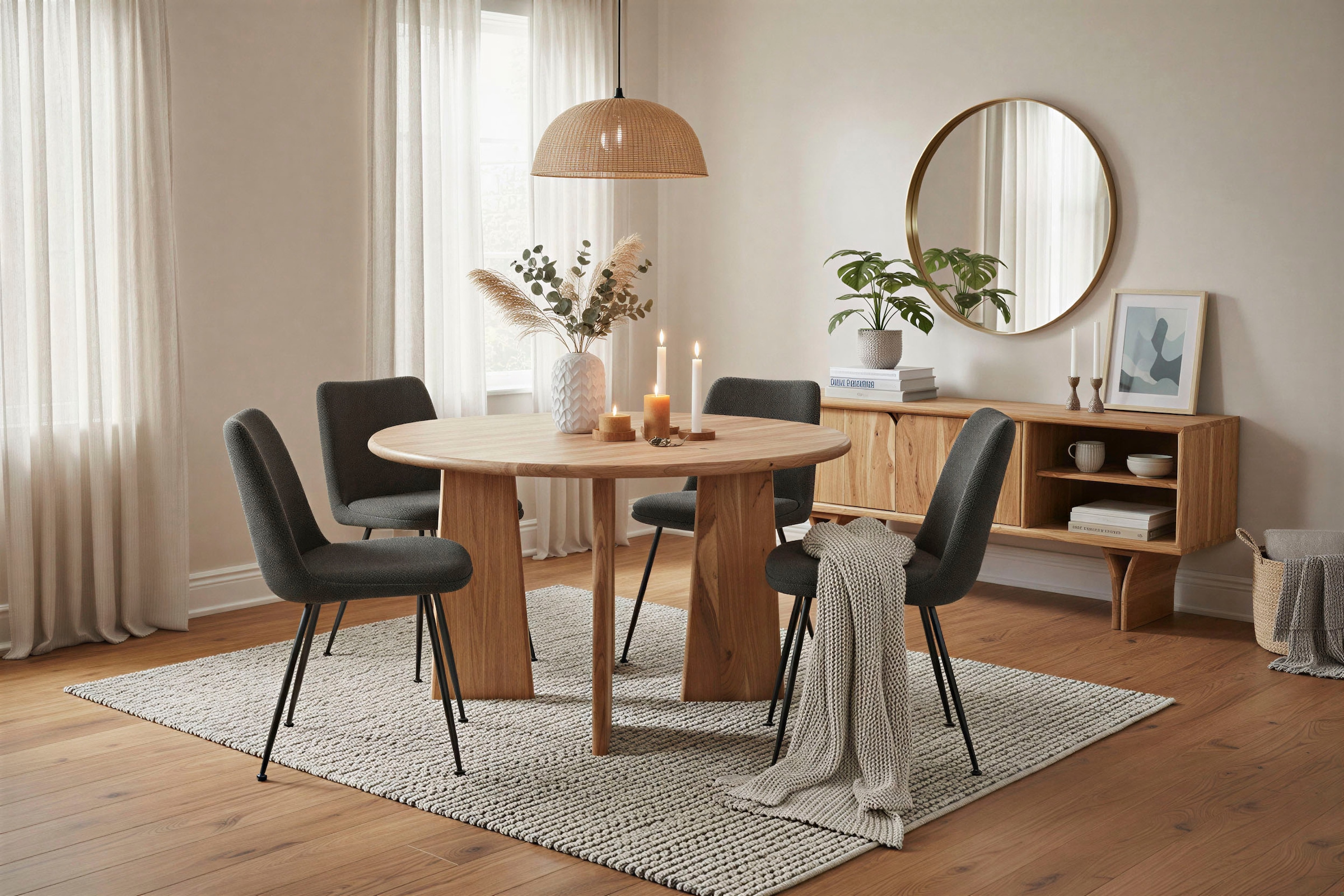 SIT Esstisch »ACACIA WAVE« 1 Stk. tlg. mit abgerundeten Kanten