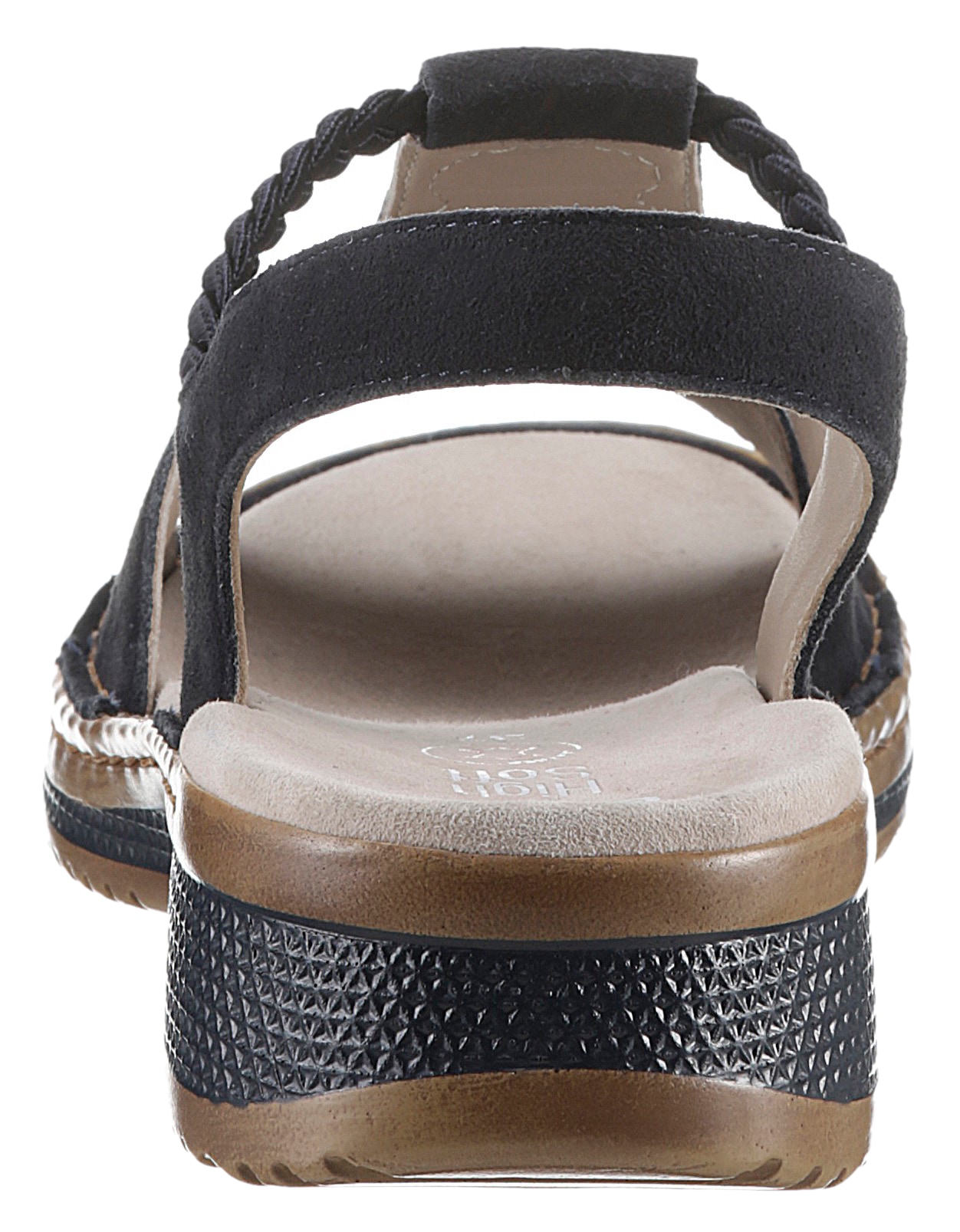 Ara Sandale »HAWAII«, Sommerschuh, Sandalette, Keilabsatz, mit Schmuck, Weite G (= weit)