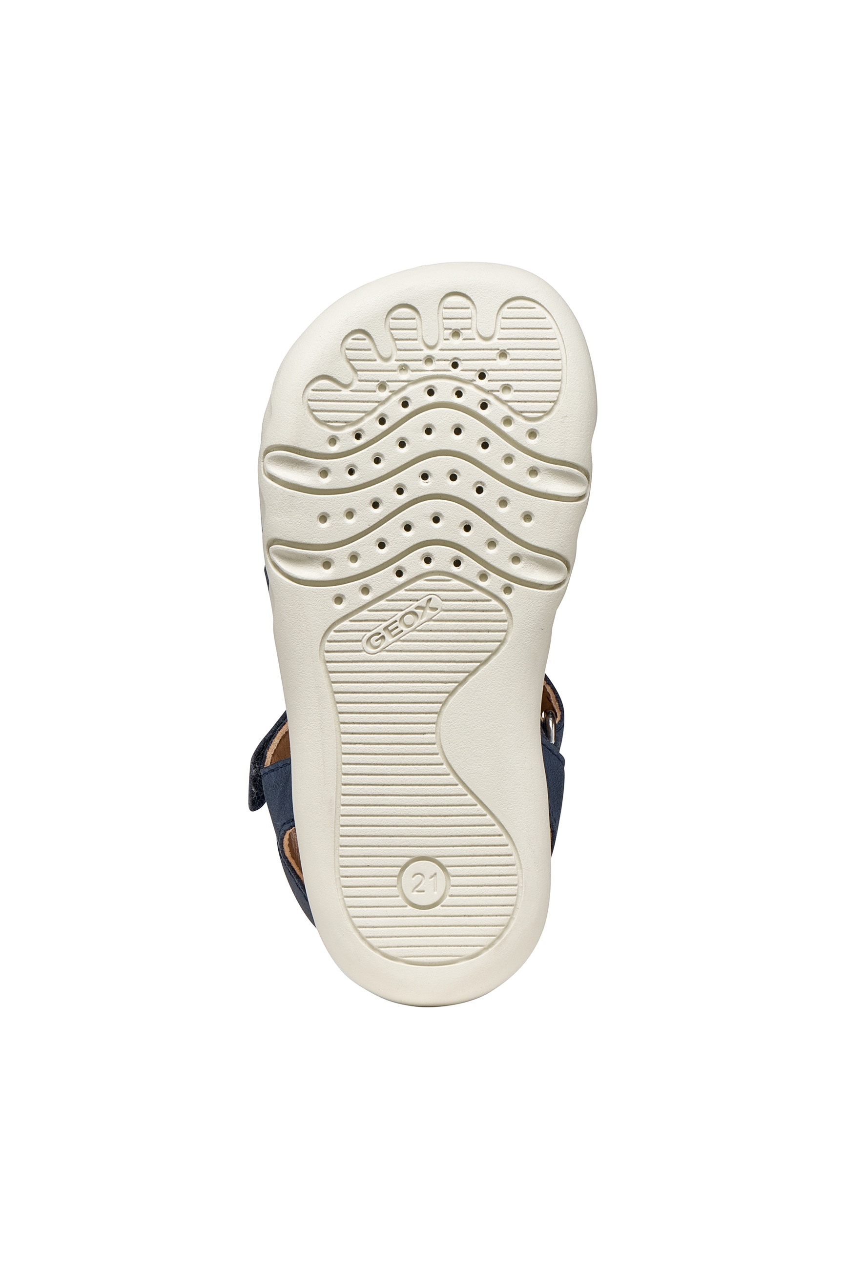 Geox Lauflernschuh »B SANDAL STEPPIEUP B«  Babyschuh mit Klettverschluss, Größenschablone zum Download