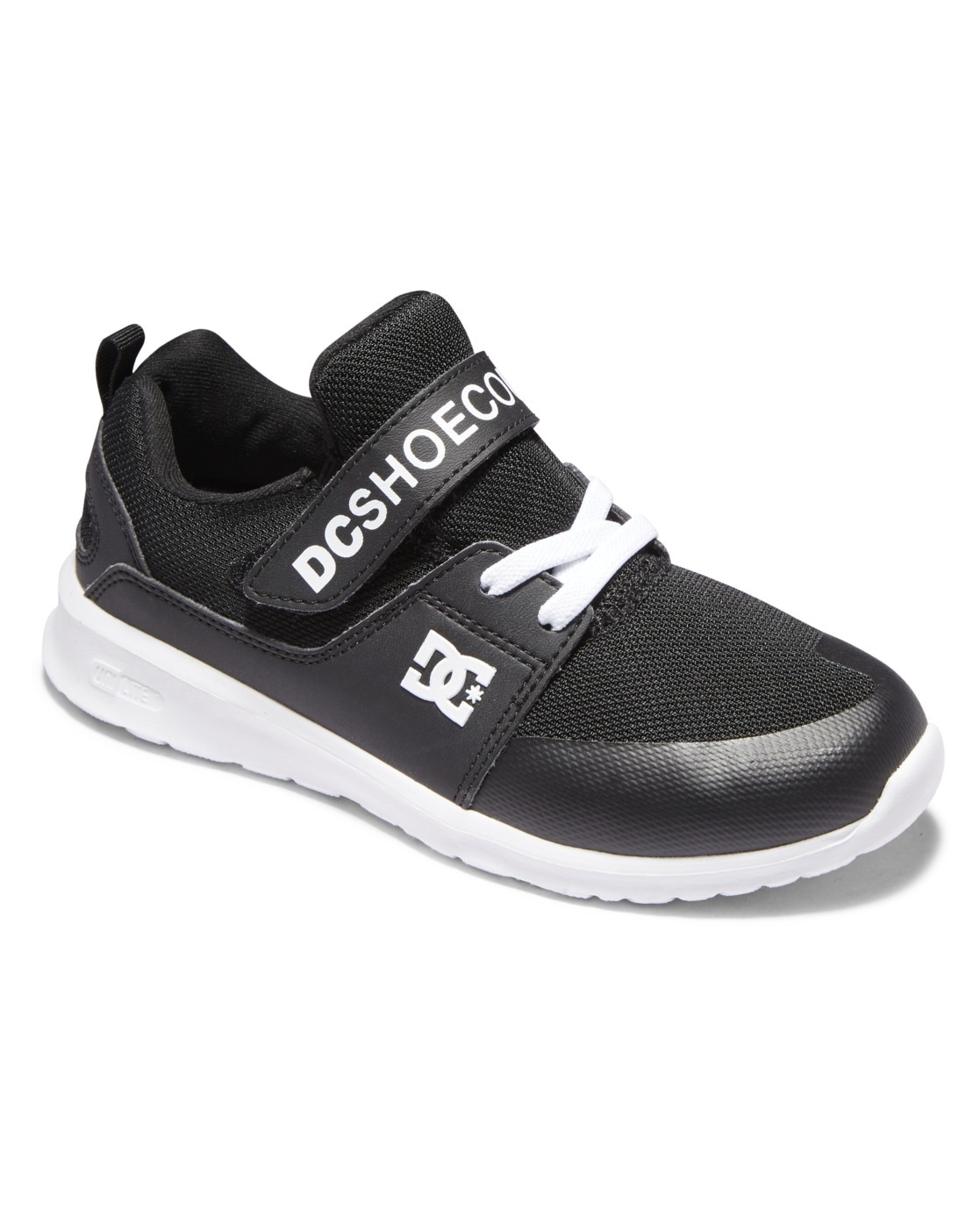 DC Shoes, Herren, Sneaker »Heathrow Prestige Ev«, Black/White, 13(30,5), Black/White, Mesh-Obermaterial und Leder-Mittelschuh