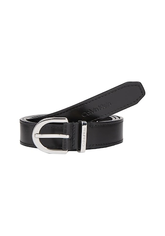 Ledergürtel »ROUND BUCKLE LOGO LOOP BELT 2.5«