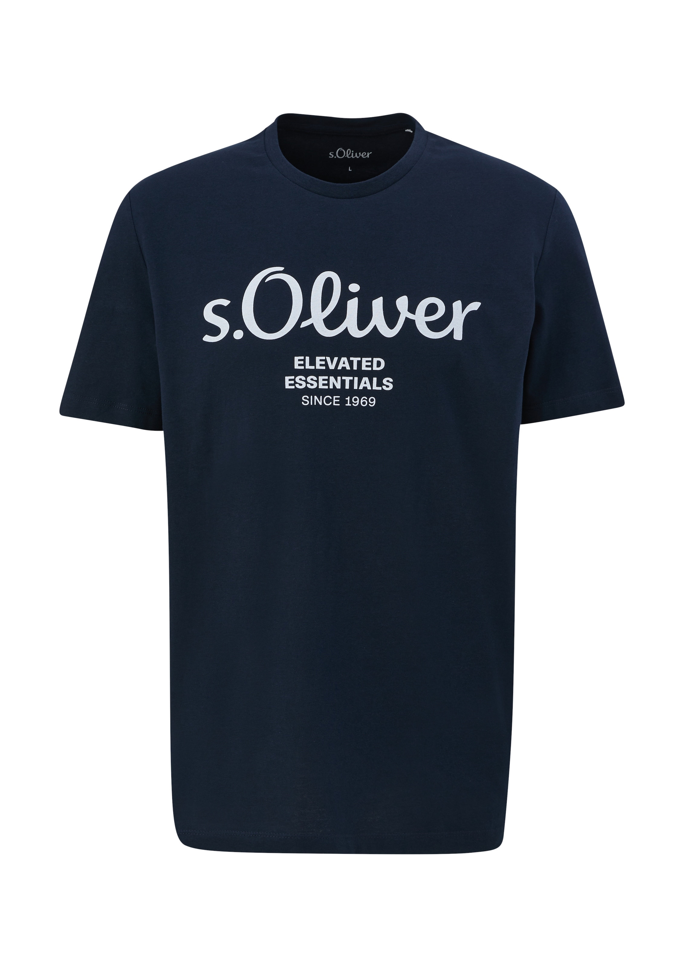 s.Oliver T-Shirt, aus atmungsaktiver Baumwolle