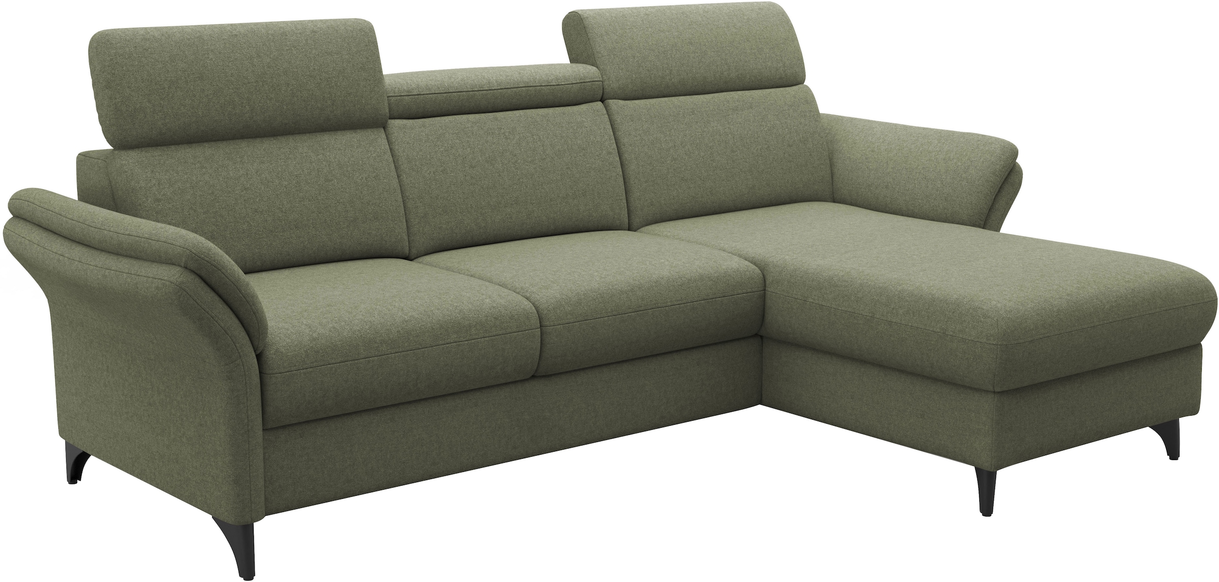 sit&more Ecksofa »Glendale, L-Form« inkl. Kopfteilverstellung, wahlweise mit Vorziehsitz und Bettkasten