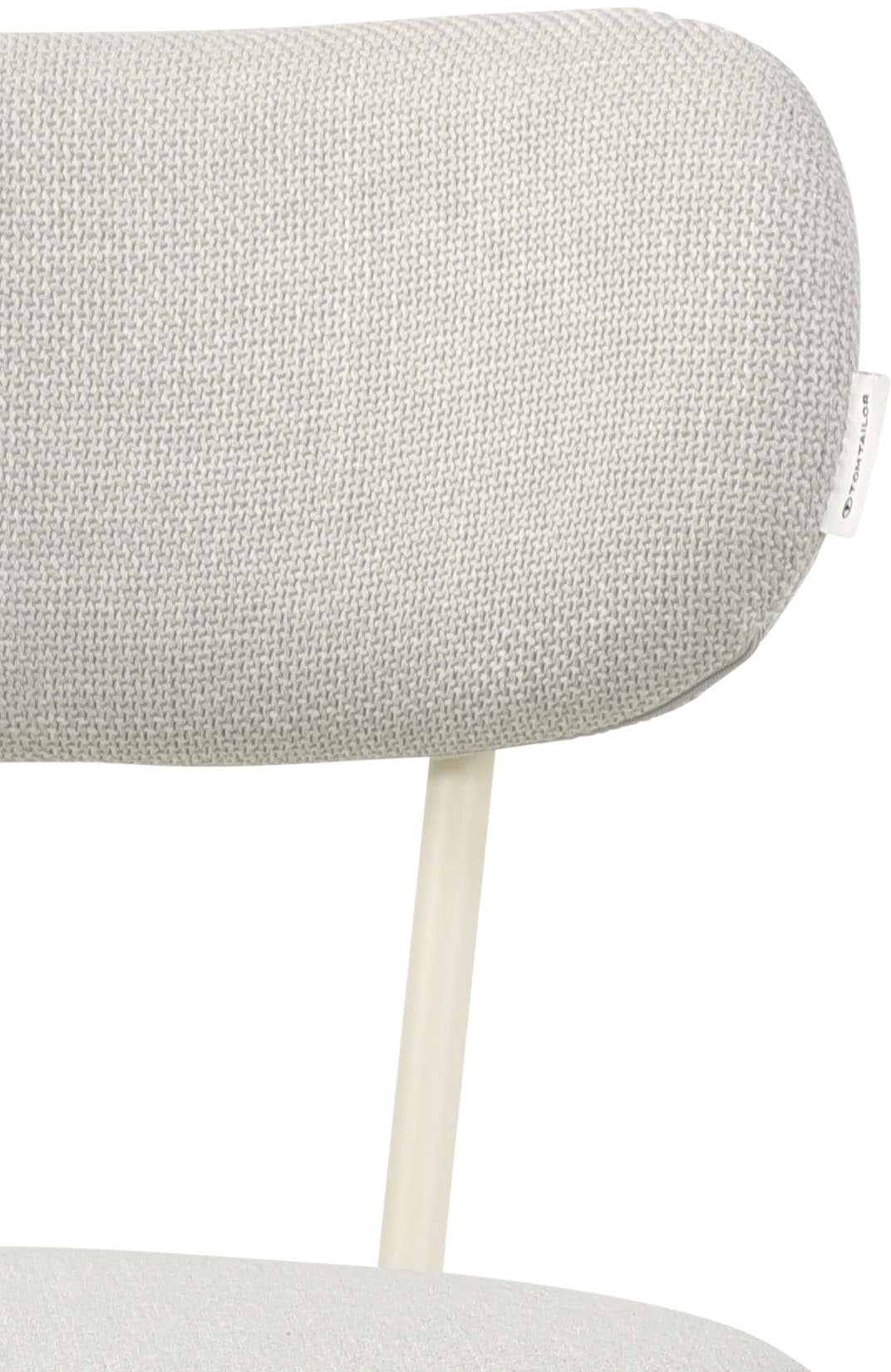 TOM TAILOR HOME 4-Fußstuhl »SOFT PAD CHAIR«, (Set), 2 St., Webstoff, Esszimmerstuhl, 4-Fußgestell, mit Rückenausschnitt