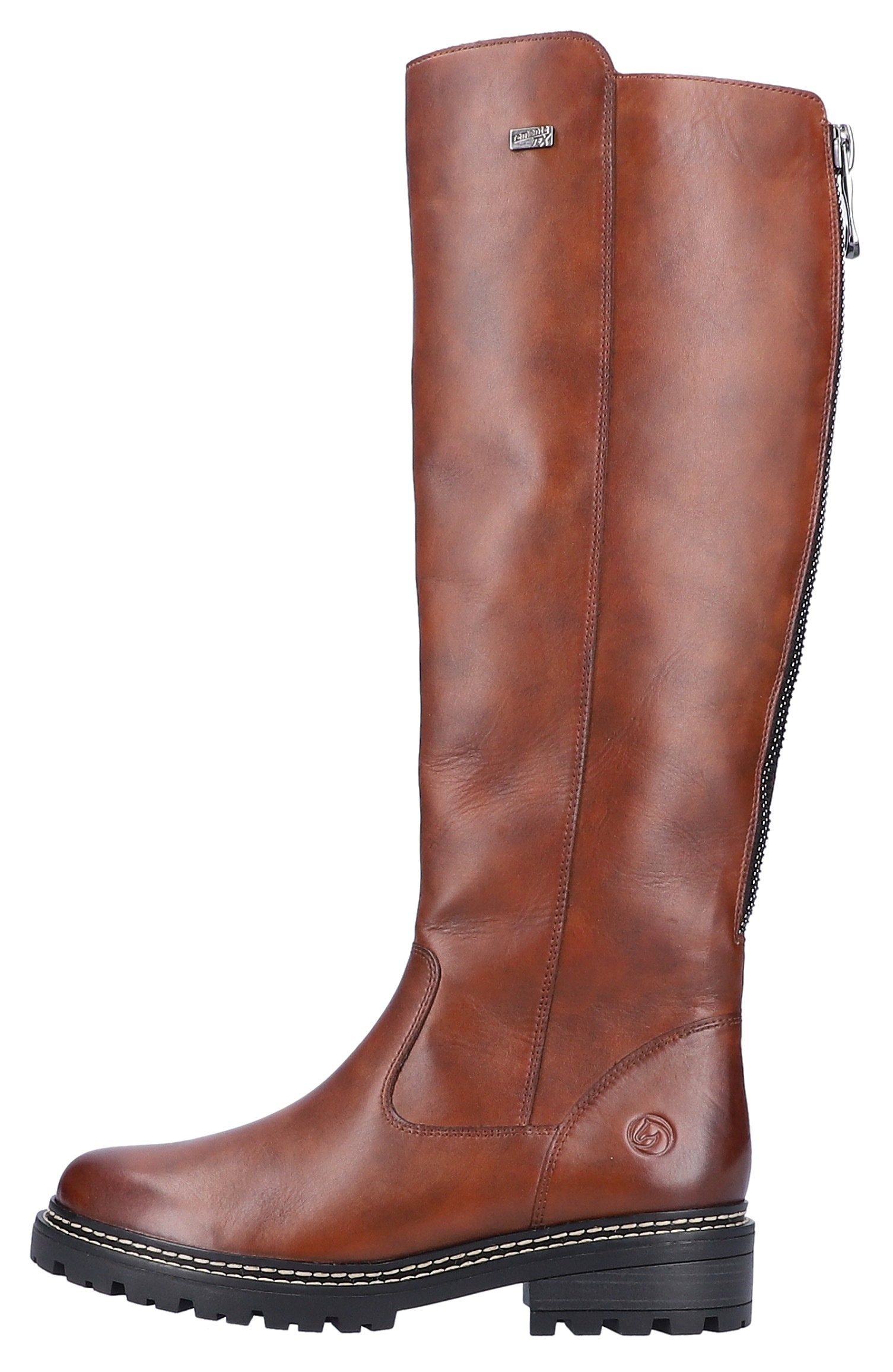 Remonte Stiefel, Blockabsatz, Businesschuh, Langschaftstiefel Innenreißverschluss