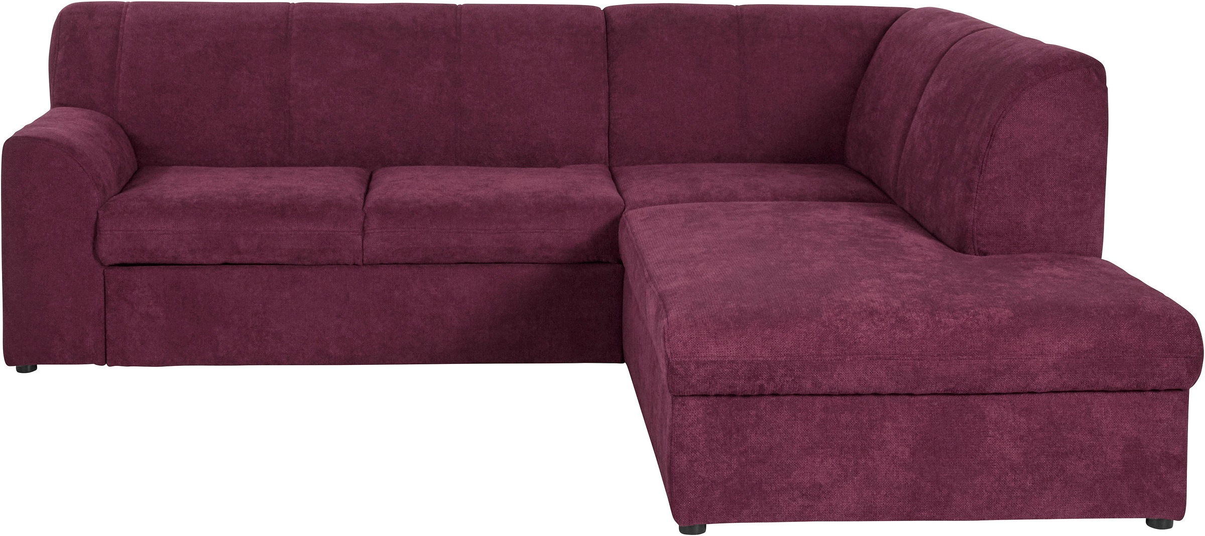 DOMO collection Ecksofa »Topper zeitlos elegant, kompakte Stellmaße, OTTOs Choice, L-Form«, mit Ottomane, wahlweise mit Schlaffunktion