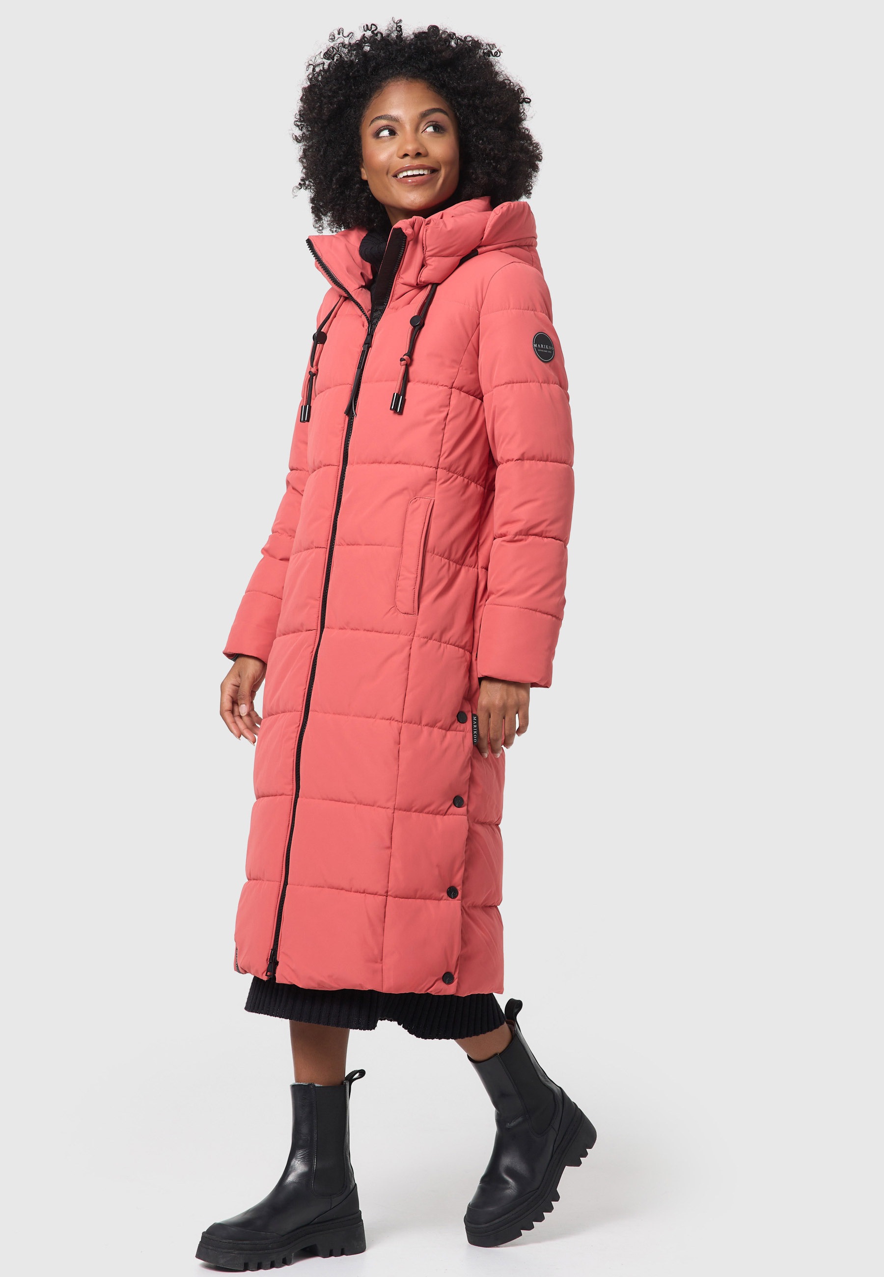 Marikoo Winterjacke »Marikoo Nadeshikoo XVI Damen lange Winter Steppjacke B985«