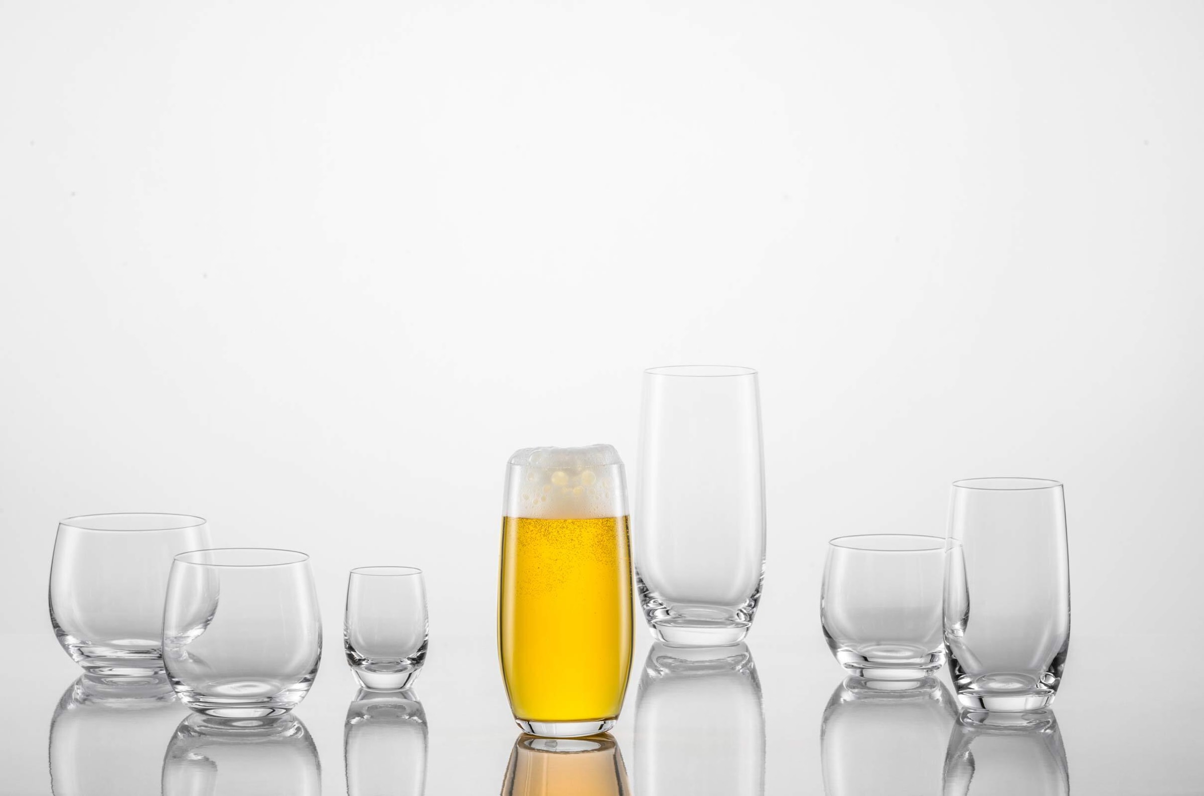 SCHOTT-ZWIESEL Bierglas »Bierbecher For you 330 ml 4er Set transparent« Spülmaschinengeeignet