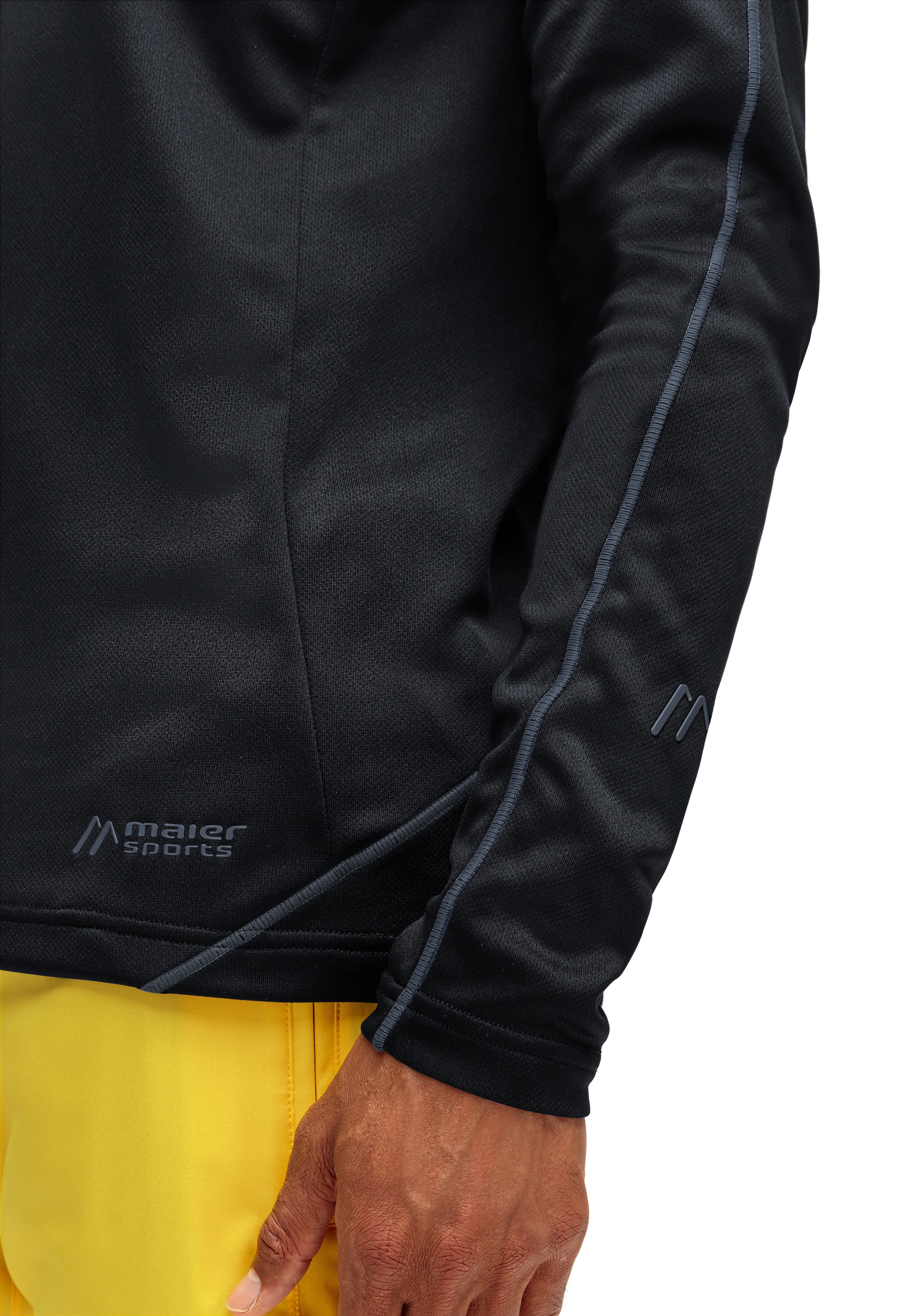 Maier Sports Funktionsshirt »Roger«, funktionaler Herren Midlayer für Outdoor Touren und Ausflüge