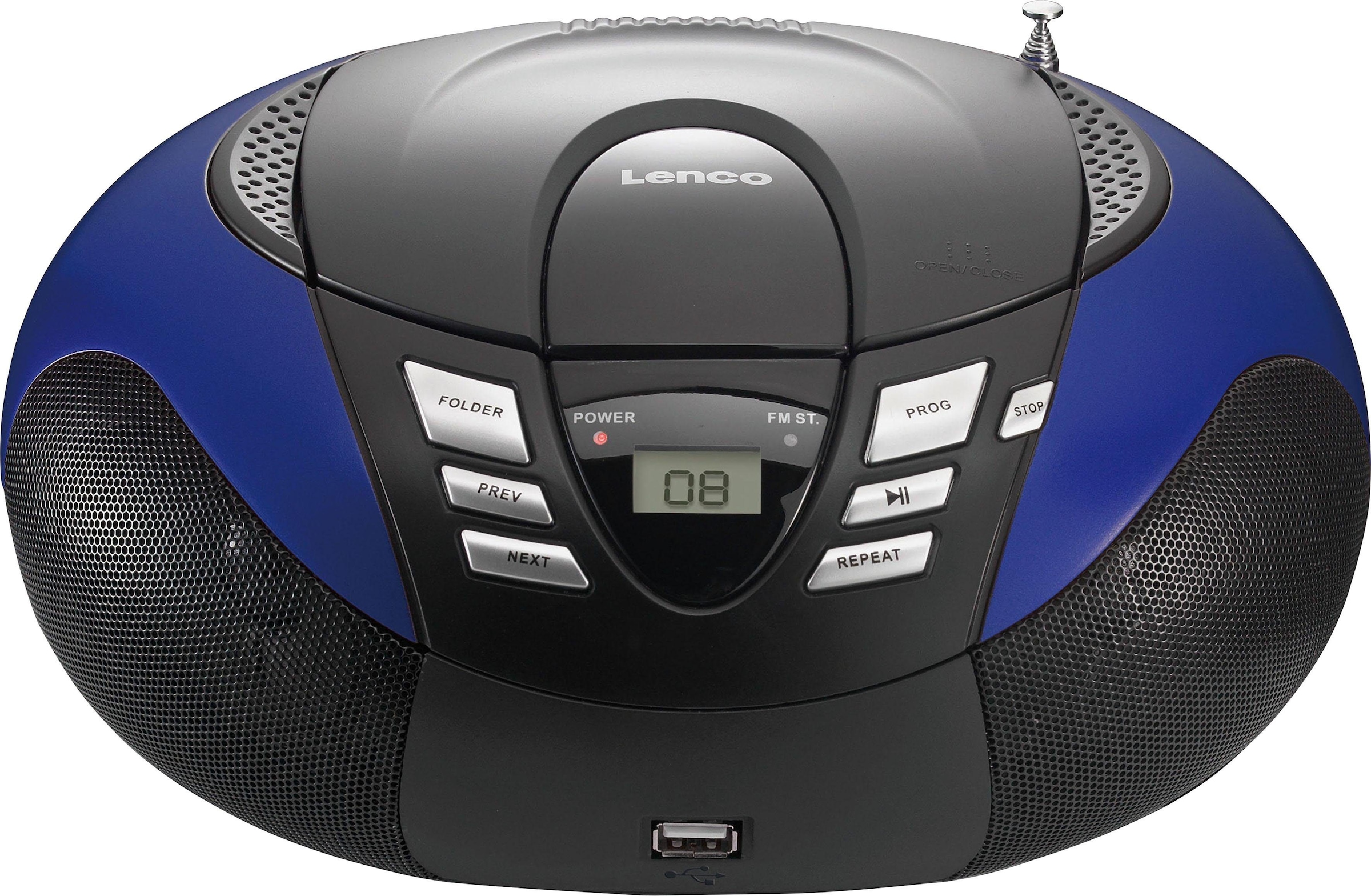 »SCD-37 CD-Radiorecorder CD Player/USB« Portables Lenco UNIVERSAL ➥ Garantie Radio Jahre XXL mit 3 |