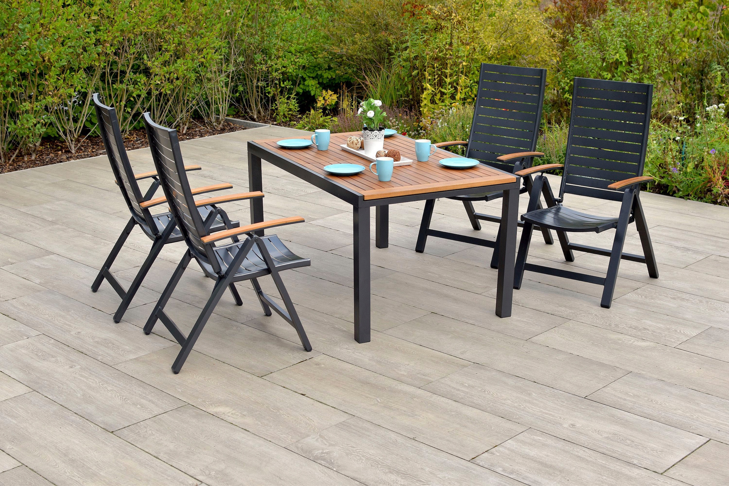 MERXX Garten-Essgruppe »Astros«, (5 tlg.)