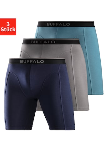 Buffalo Boxer, (Packung, 3er-Pack), in langer Form ideal auch für Sport und Trekking kaufen