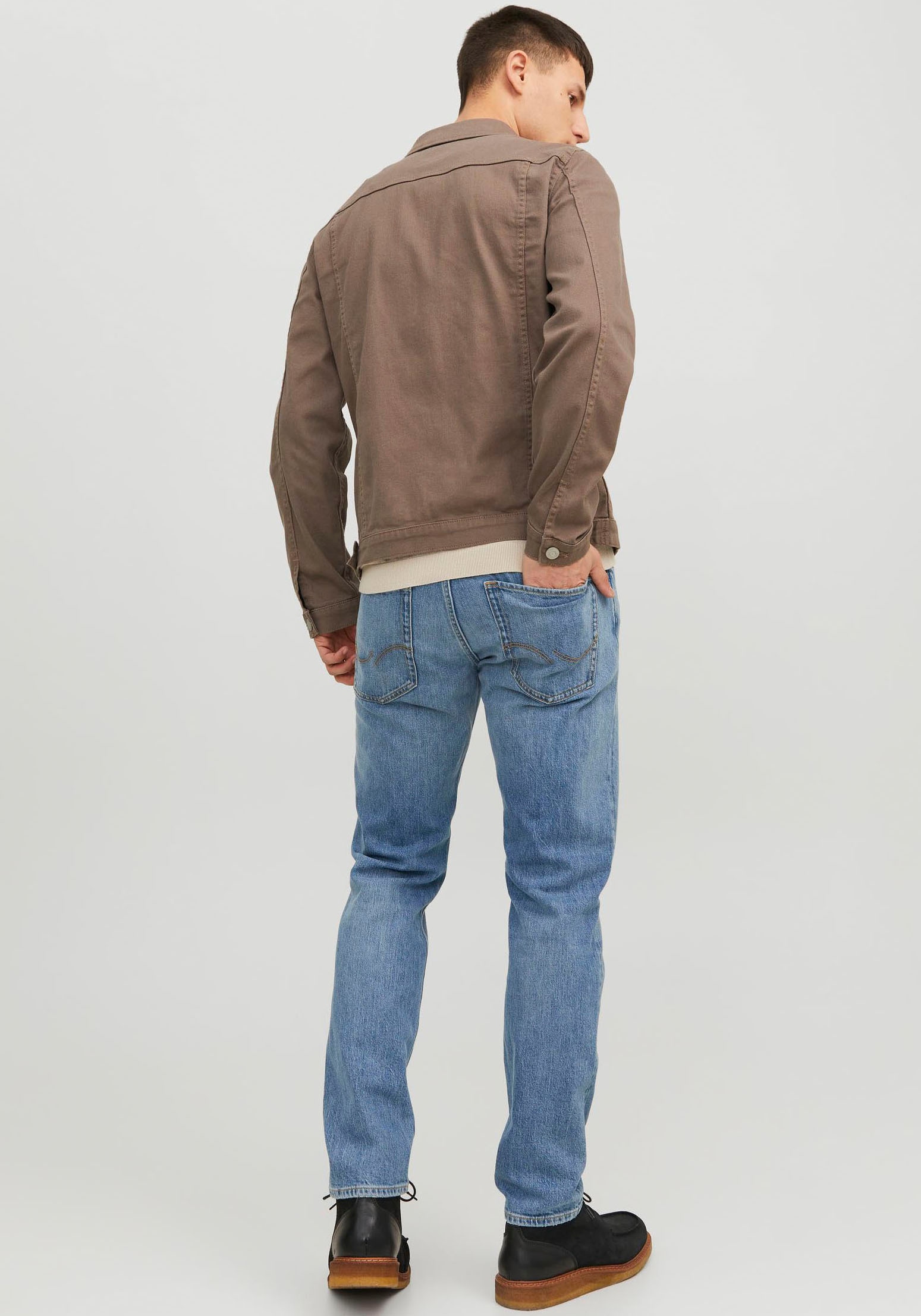 Jack & Jones Tapered-fit-Jeans »JJIMIKE JJORIGINAL CJ SN« mit Five-Pocket-Design