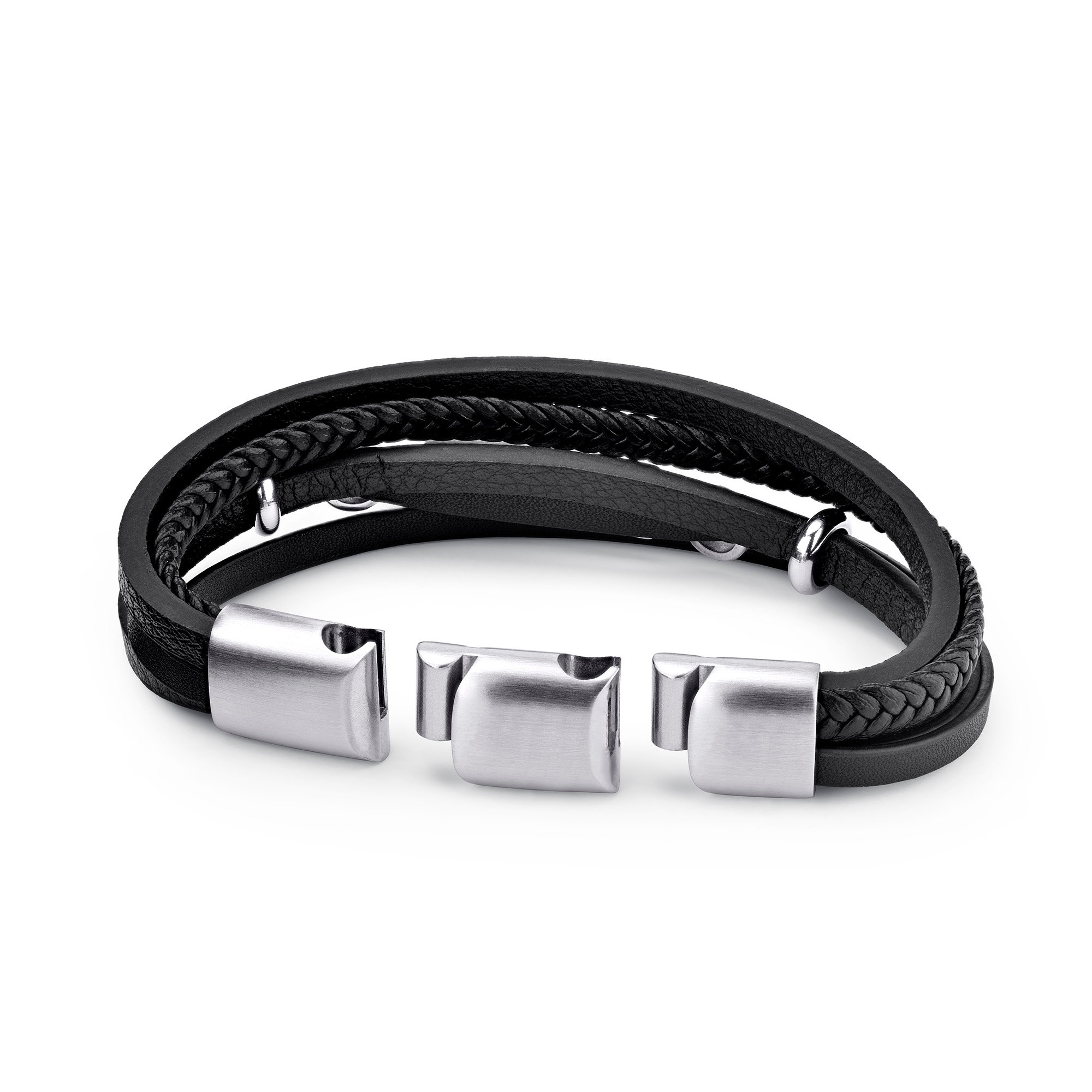 FYNCH-HATTON Lederarmband »Schmuck Geschenk Armband The Layering«