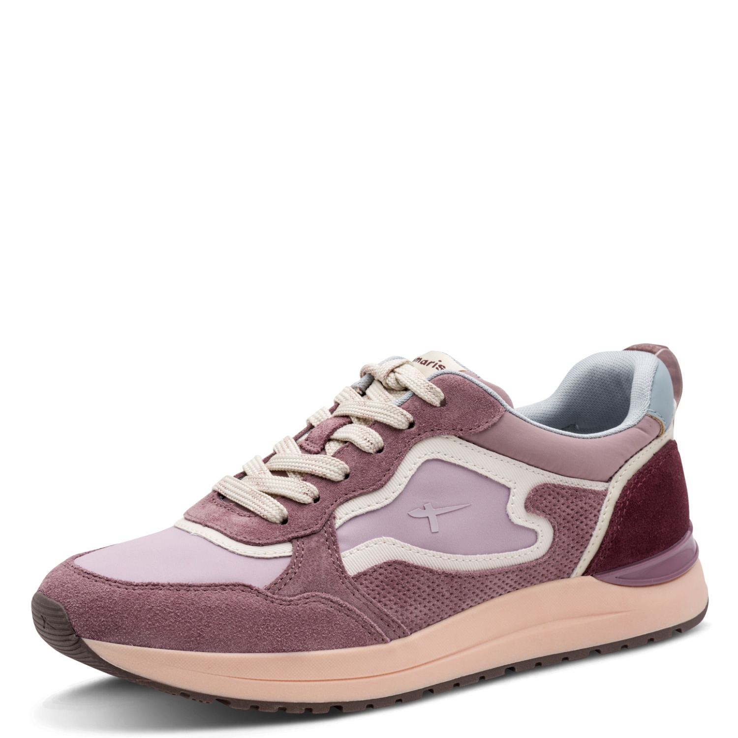 Tamaris Plateausneaker  Freizeitschuh, Halbschuh, Schnürschuh mit Kontrastbesatz