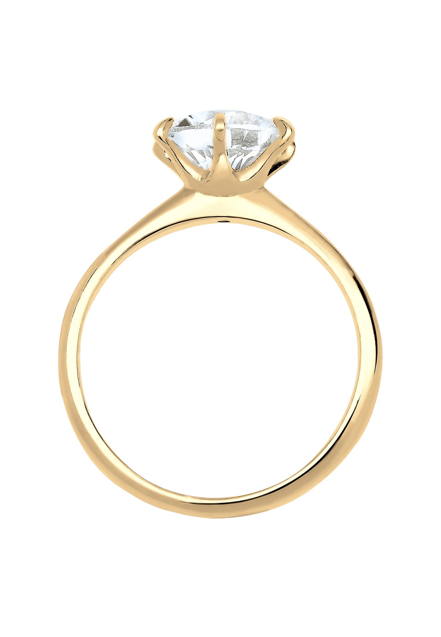 Elli Verlobungsring »Ring Verlobungsring Kristalle 925 Silber«