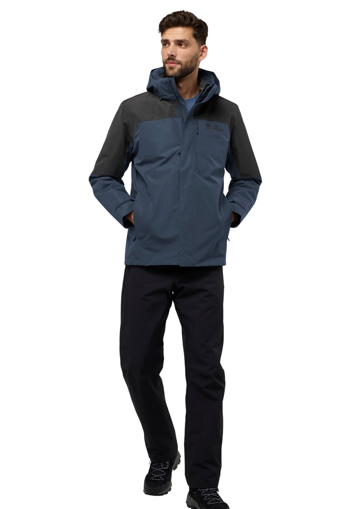 Jack Wolfskin 3-in-1-Funktionsjacke »ROMBERG 3IN1 JKT M« mit Kapuze