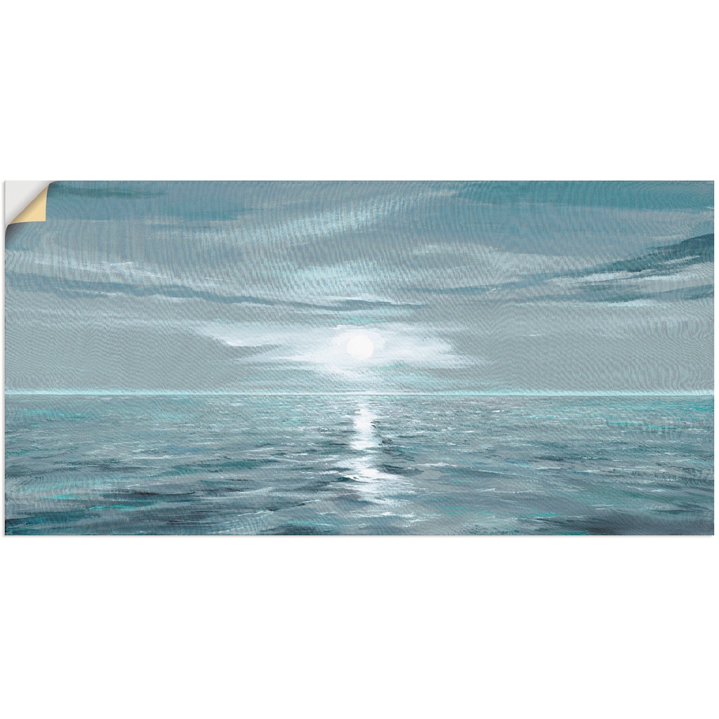 Artland Wandbild »Eisblaues Meer«, Gewässer, (1 St.)