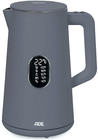 ADE Wasserkocher »KG2100-3«, 1,5 l, 1800 W, mit digitaler Temperatureinstellung &... kaufen