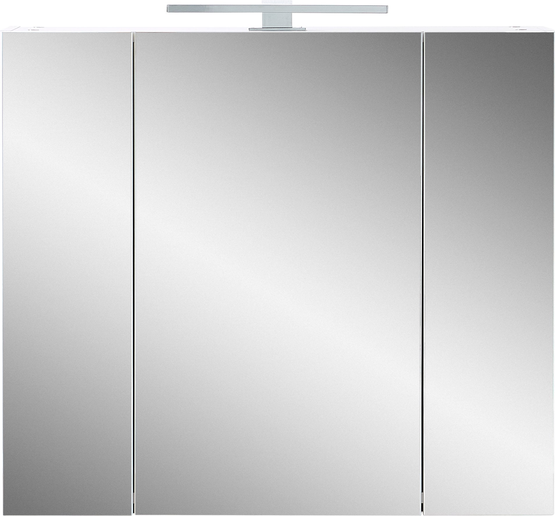 GERMANIA Badmöbel-Set »Ameca«, (2 St.), Badezimmer-Set bestehend aus Waschbeckenunterschrank & Spiegelschrank