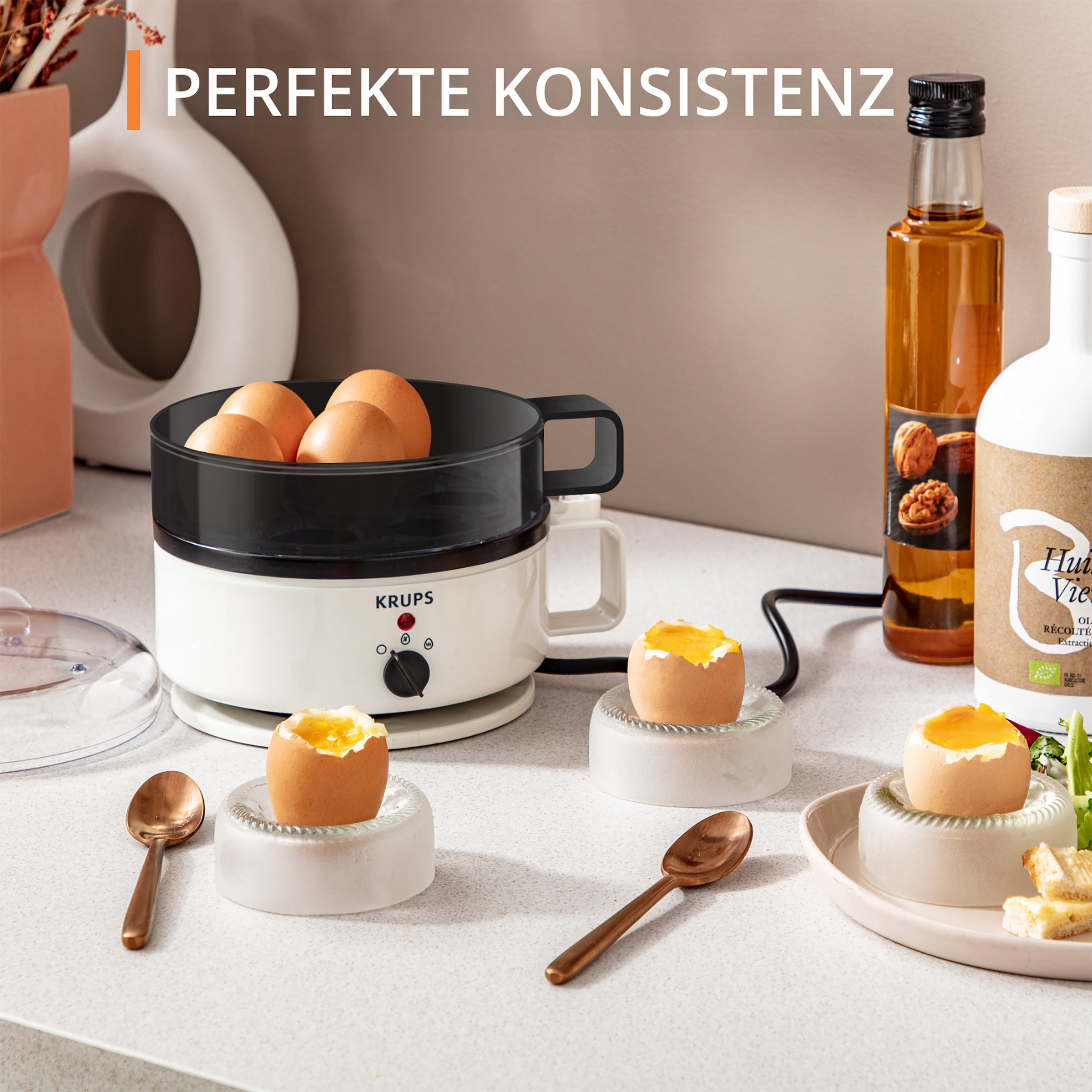 Krups Eierkocher »EG2301 Ovomat Super«, für 7 St. Eier, 400 W, für bis zu 7 Eier, inkl. Koch- und Warmhaltefunktion