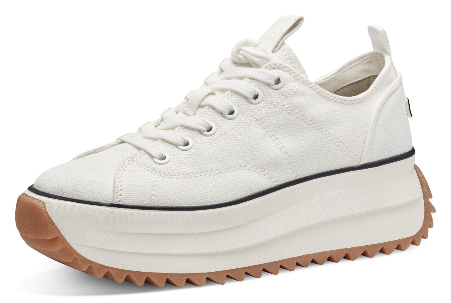 Tamaris Plateausneaker »Milena«, Freizeitschuh, Halbschuh, Schnürschuh mit Touch-It Ausstattung