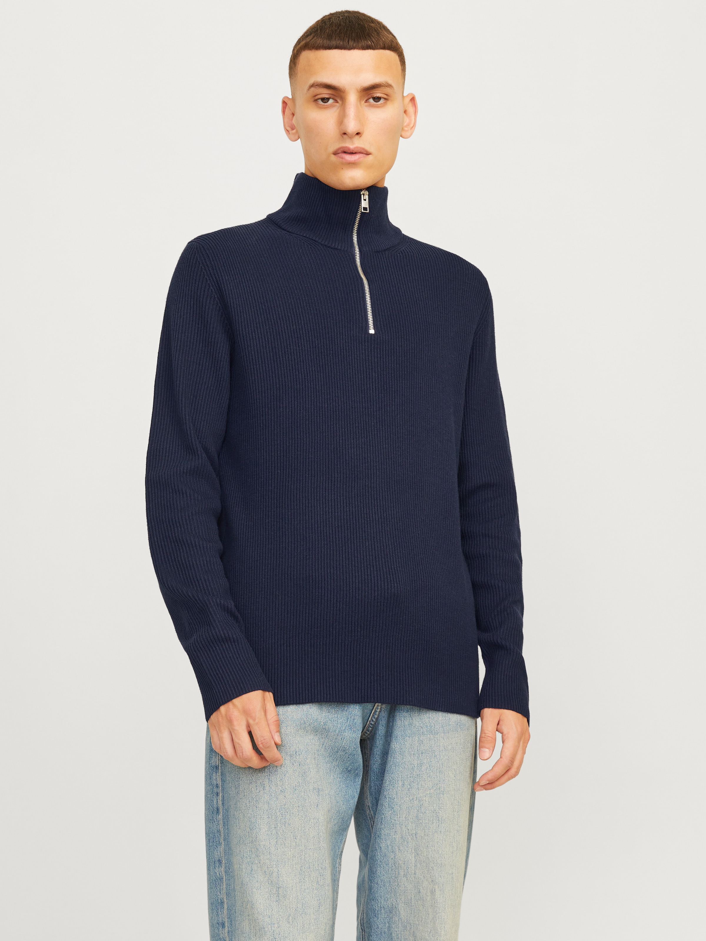 Jack & Jones Troyer »JJEPERFECT KNIT HALF ZIP SN«