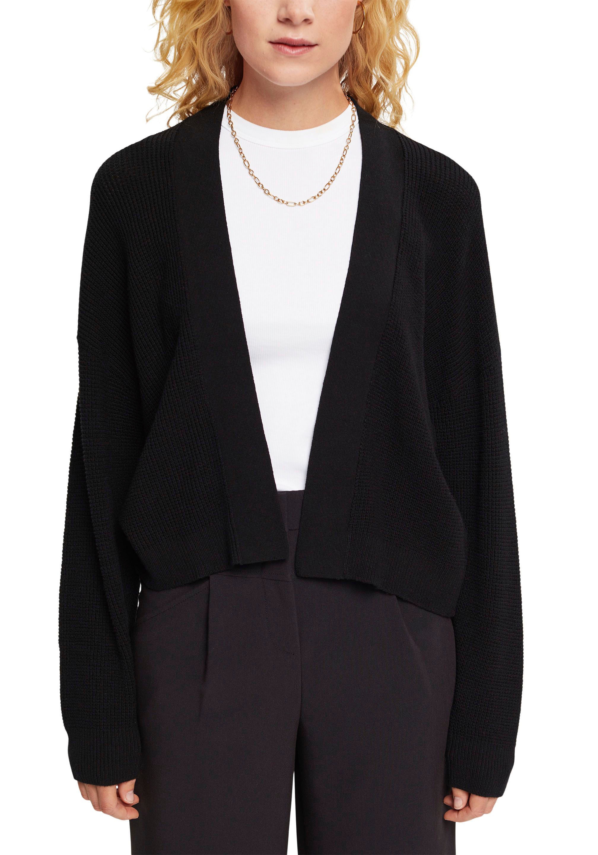 edc by Esprit Cardigan mit überschnittenen Schultern