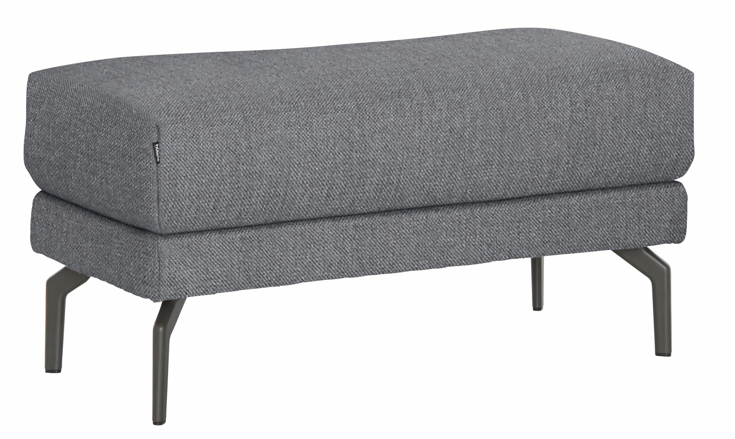 Creation BY ROLF BENZ Hockerbank »CR.450, Sitzbank« Alugussfüße in umbragrau
