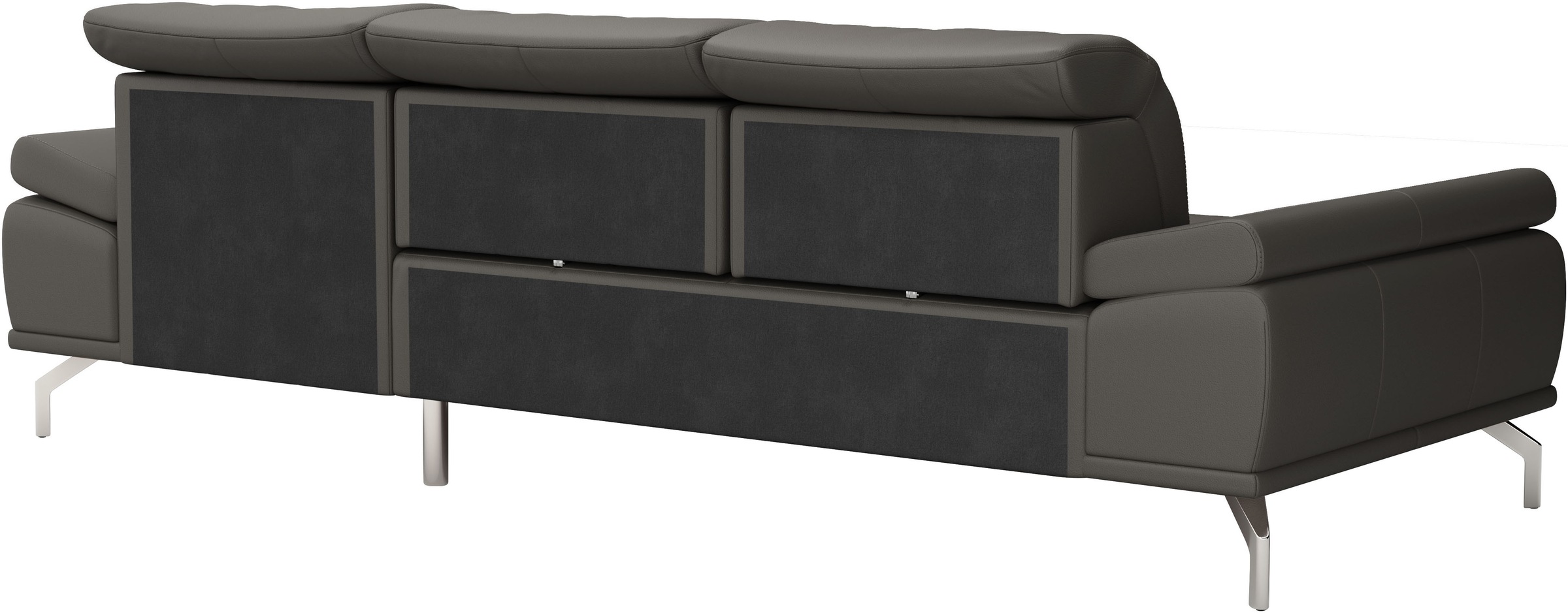 Places of Style Ecksofa »Caluna«, Inkl.Sitztiefenverstellung, wahlweise mit Kopf- und Armteilverstellung