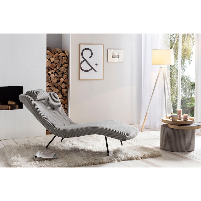 SalesFever Relaxsessel, mit modernem Cord Bezug, gemütliche Relaxliege  bequem kaufen
