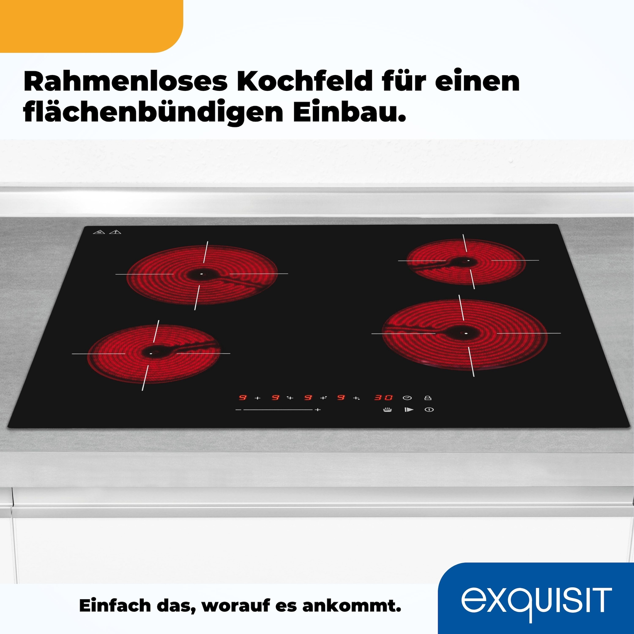exquisit Backofen-Set »EBE 555-1.1« Set, 2 Stk. tlg.