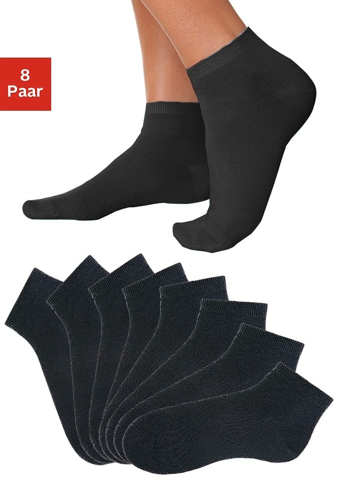 Go in in bei Basic Kurzsocken, uni ♕ Paar), Farben (8