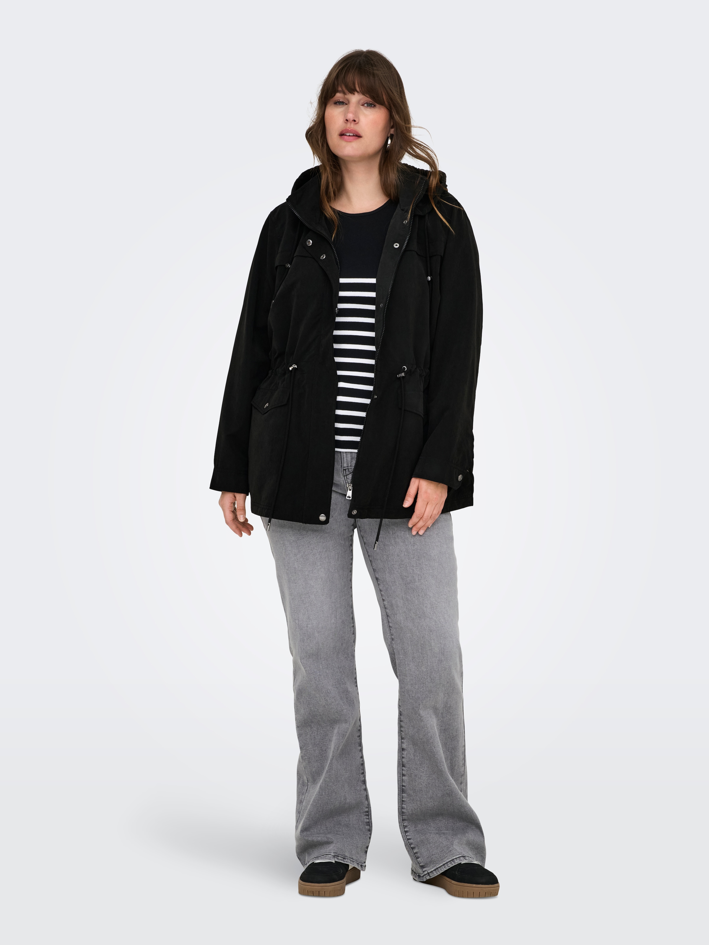 ONLY CARMAKOMA Parka »CARNEWSTARLINE SPRING JACKET CC OTW«, mit Kapuze