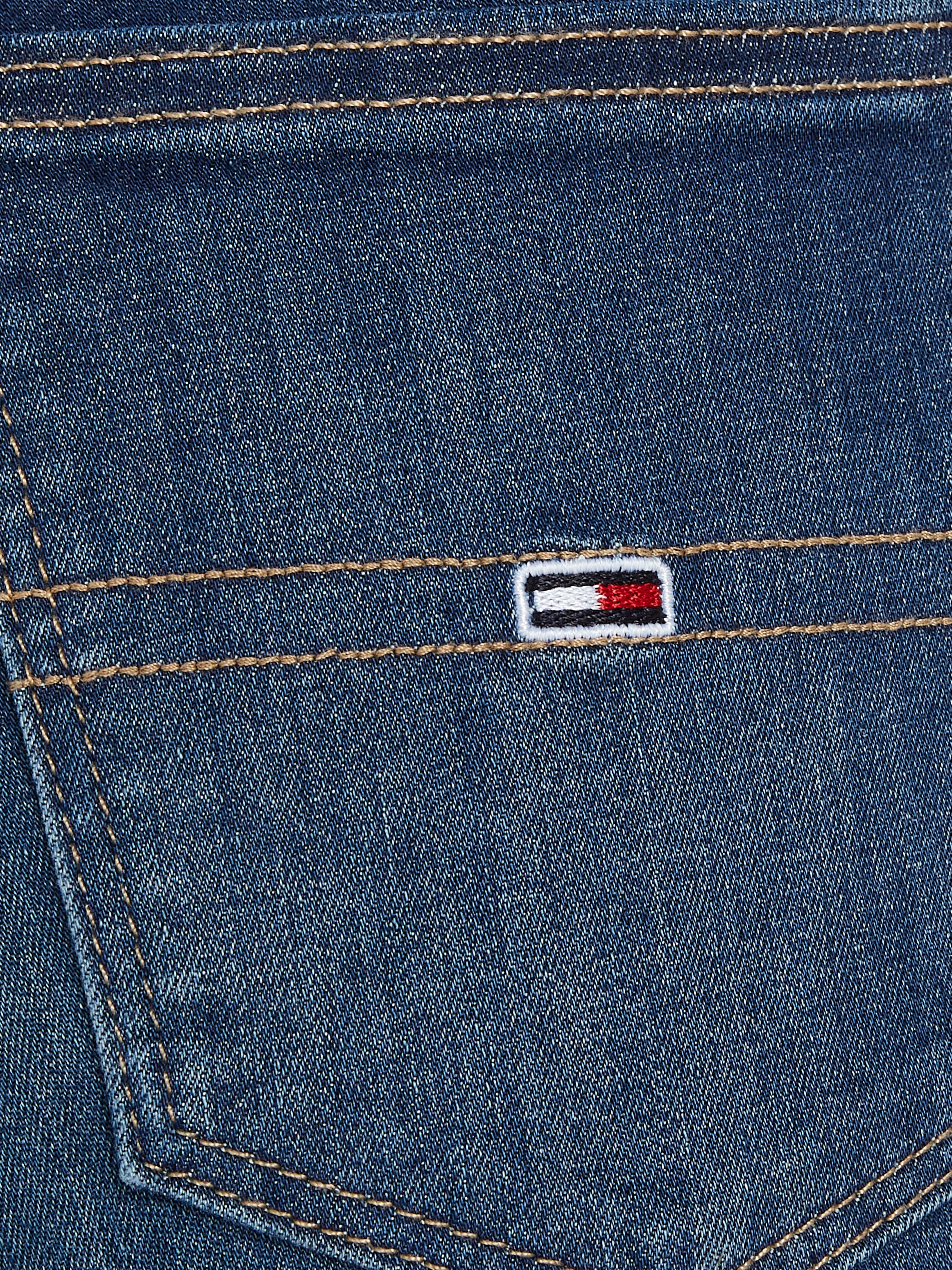 Tommy Jeans Skinny-fit-Jeans »Nora Mid Rise Skinny Fit«, mit Waschung, Logo-Badge